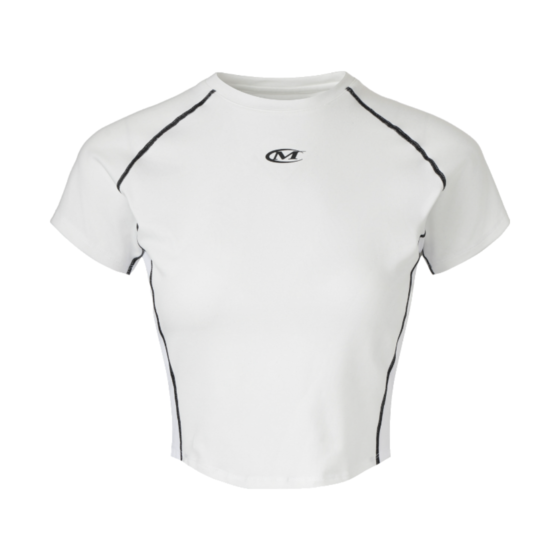 26SMWT-2201WH MIHAK Symbol Logo Active Short Sleeve White