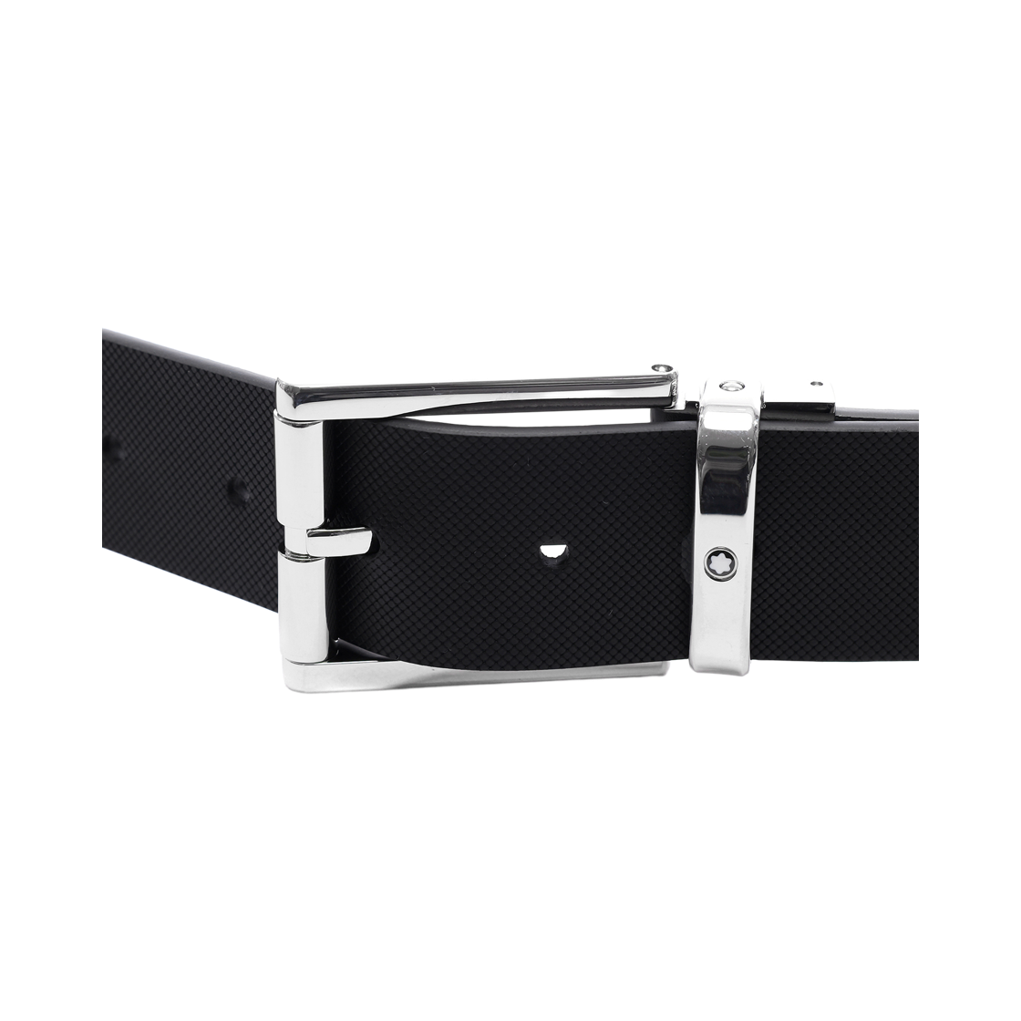 [25% 쿠폰] 몽블랑 렉탱귤러 롤링 핀 버클 35mm 레더 벨트 블랙([25% 쿠폰] Montblanc Rectangular Roller Pin Buckle 35mm Leather Belt Black) - 3