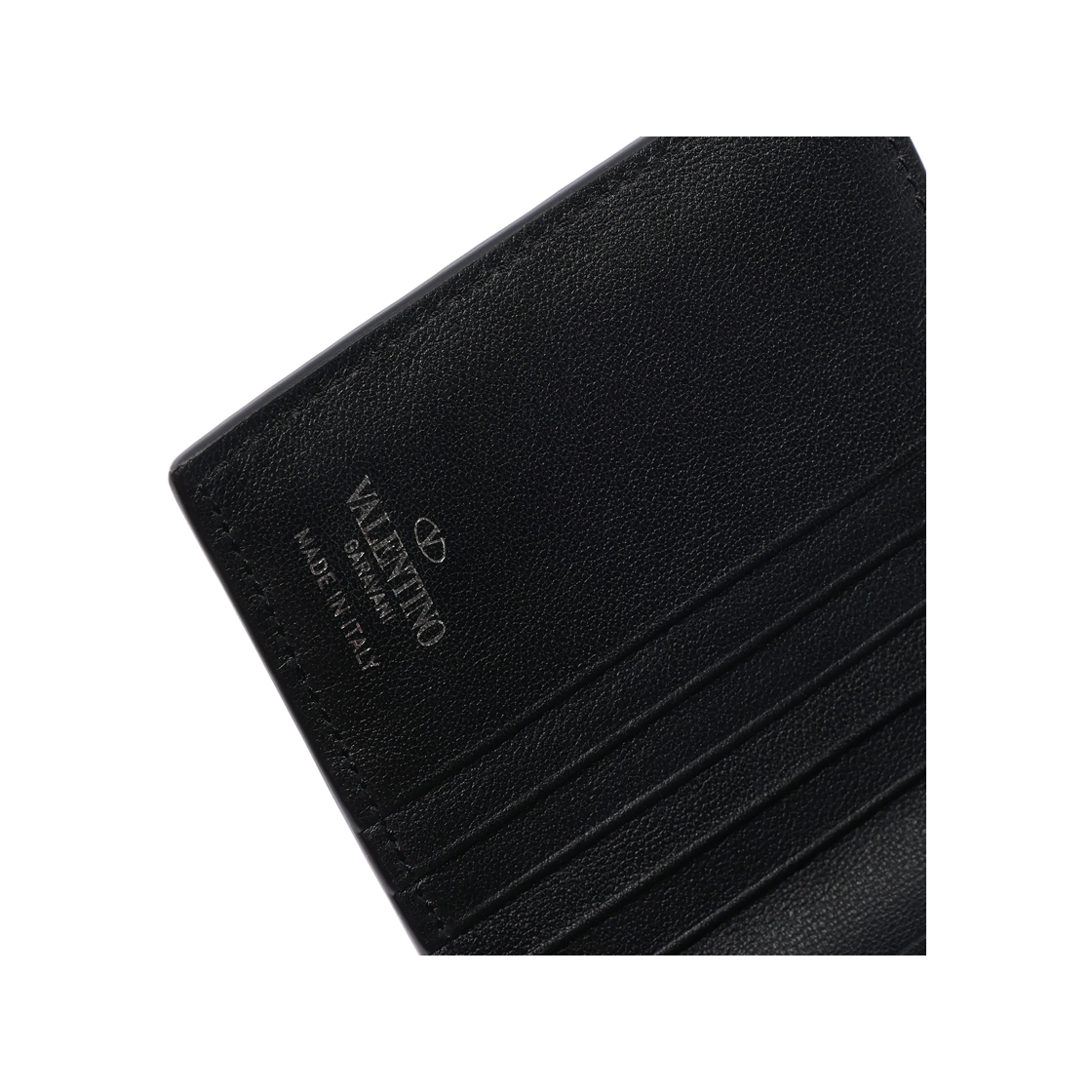 [25% 쿠폰] 발렌티노 브이로고 크로커다일 반지갑 블랙([25% 쿠폰] Valentino Vlogo Crocodile Bi-Fold Wallet Black) - 6
