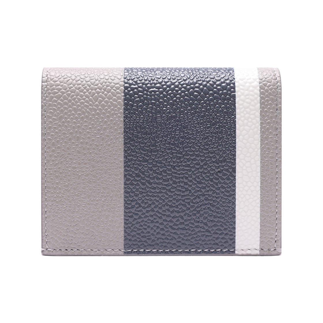 [25% 쿠폰] 톰브라운 렙 스트라이프 더블 카드 홀더 미디움 그레이([25% 쿠폰] Thom Browne Rep Stripe Double Card Holder Medium Grey) - 4