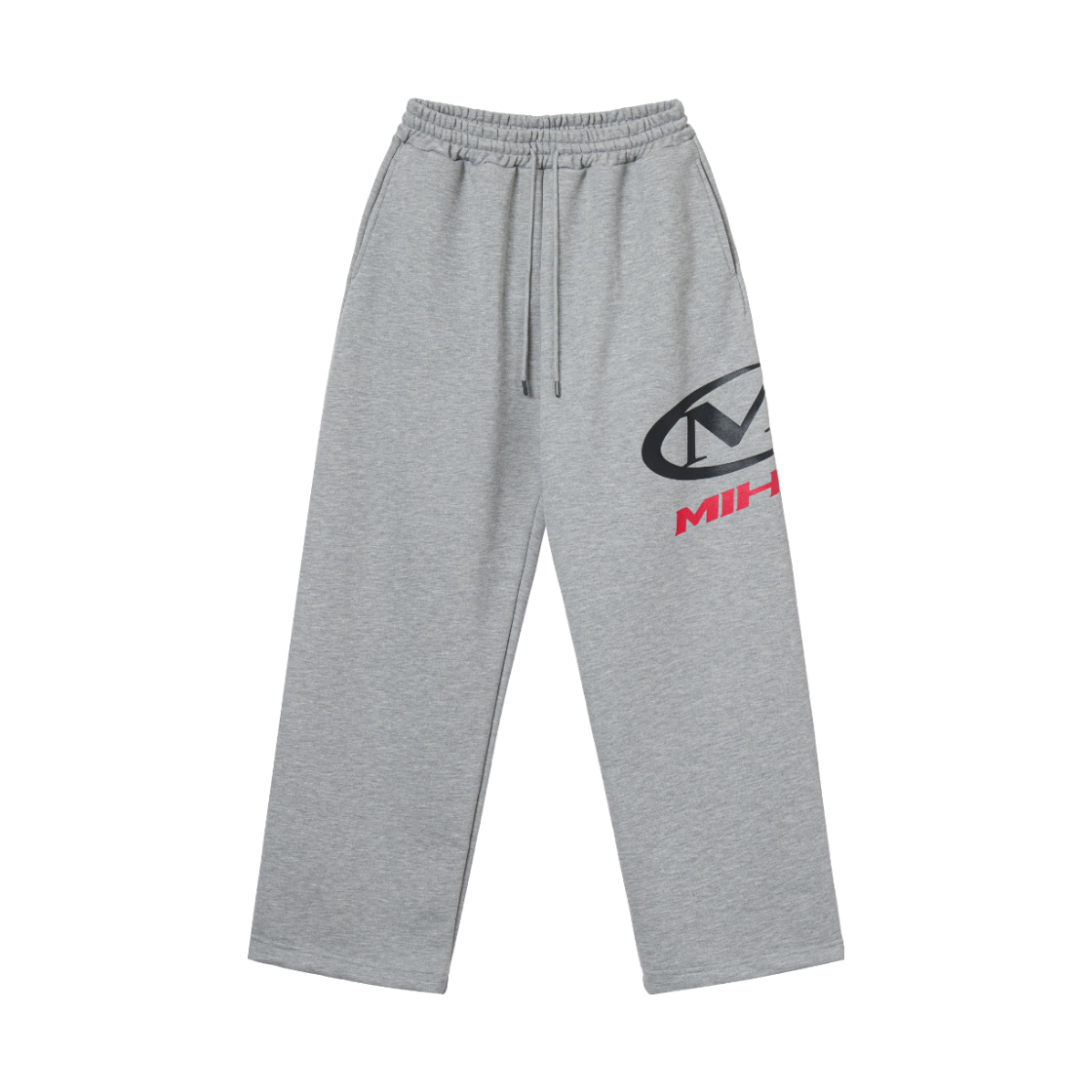 25SMP-1701GRY MIHAK Side Big Logo Wide Pants Gray