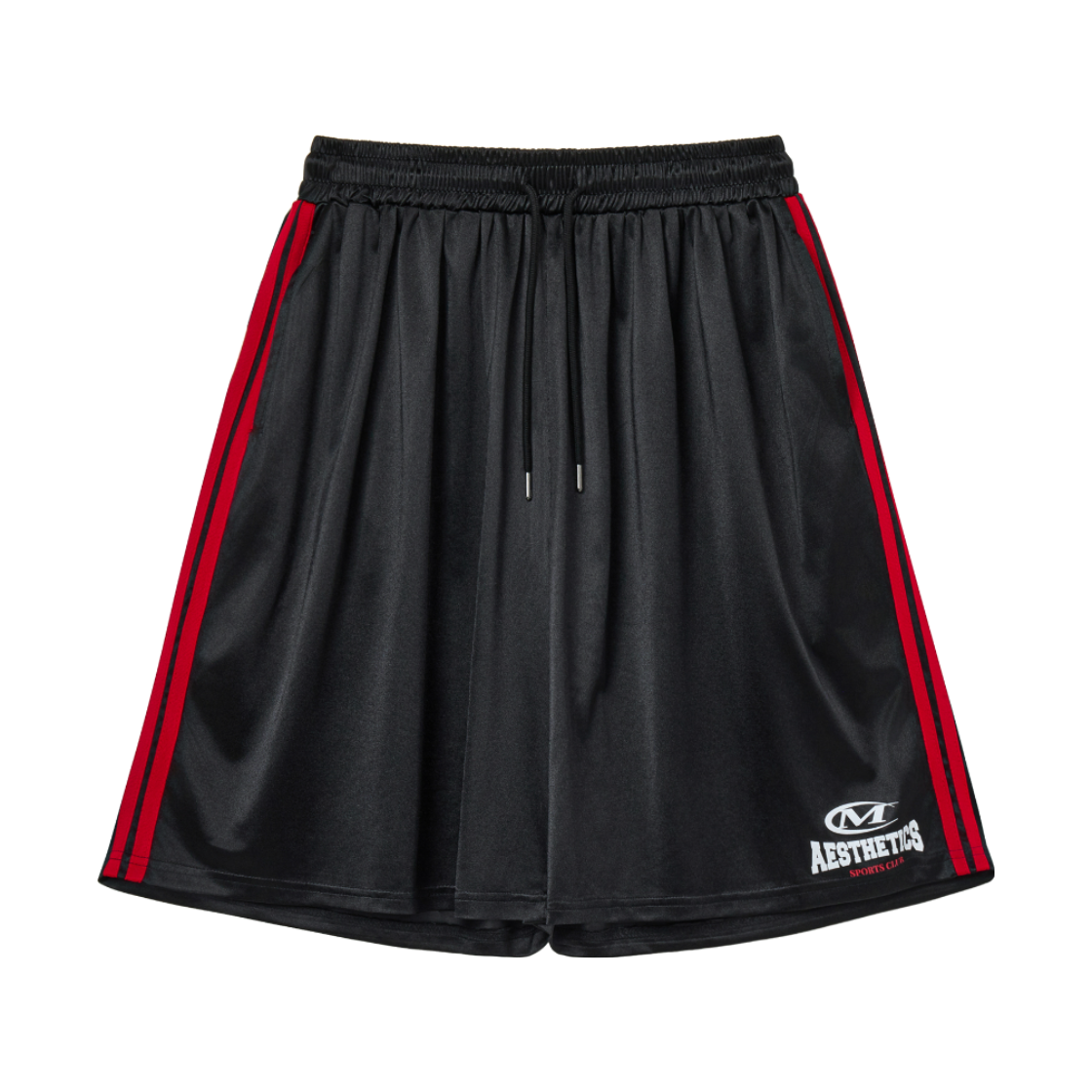 26SMHP-1801BK MIHAK Aesthetics Club Jersey Half Pants Black
