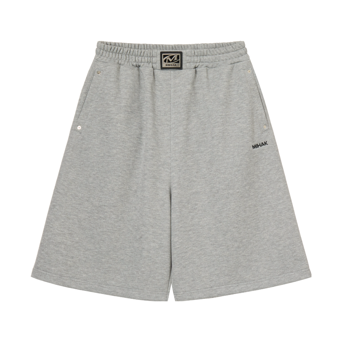26SMHP-1805GRY MIHAK Metal Plate Bermuda Pants Gray