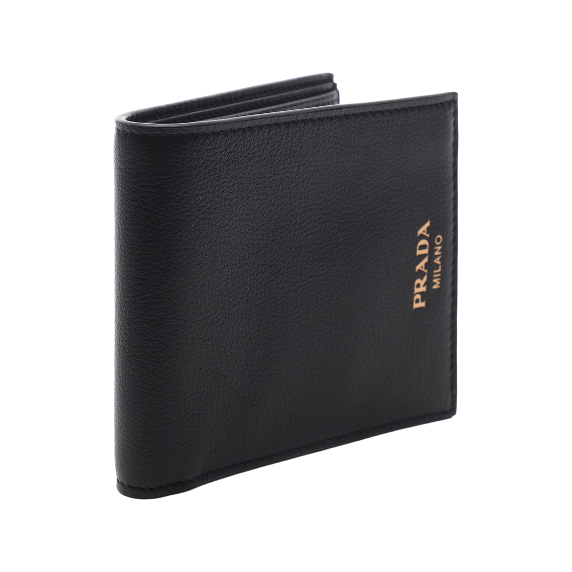 [25% 쿠폰] 프라다 가죽 지갑 블랙([25% 쿠폰] Prada Leather Wallet Black) - 3
