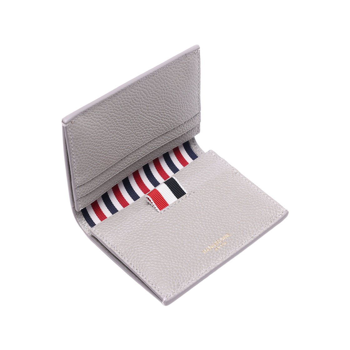 [25% 쿠폰] 톰브라운 렙 스트라이프 더블 카드 홀더 미디움 그레이([25% 쿠폰] Thom Browne Rep Stripe Double Card Holder Medium Grey) - 6
