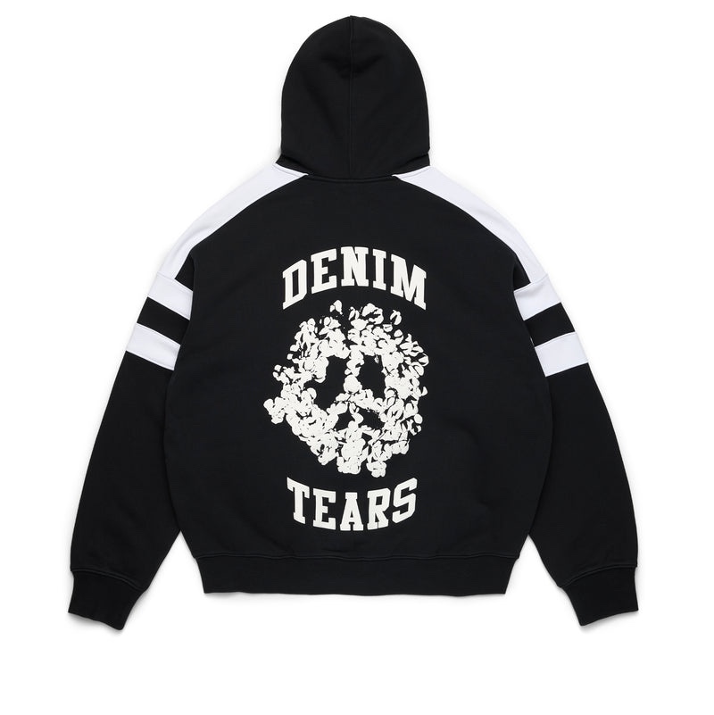 Denim Tears Denim U Paneled Zip Hoodie Black 착용 스타일