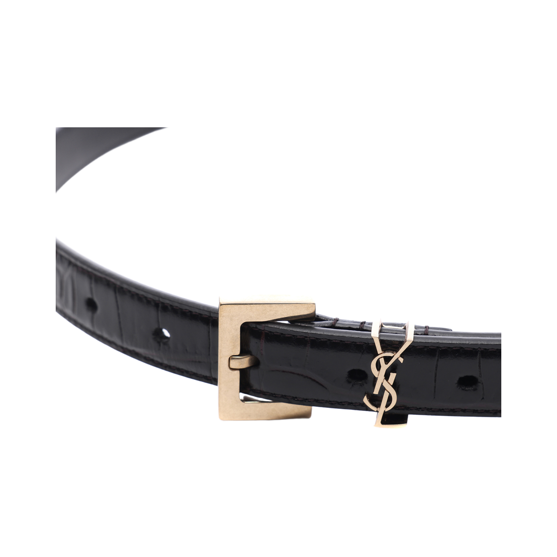 [25% 쿠폰] (W) 생로랑 레더 벨트 블랙([25% 쿠폰] (W) Saint Laurent Leather Belt Black) - 3