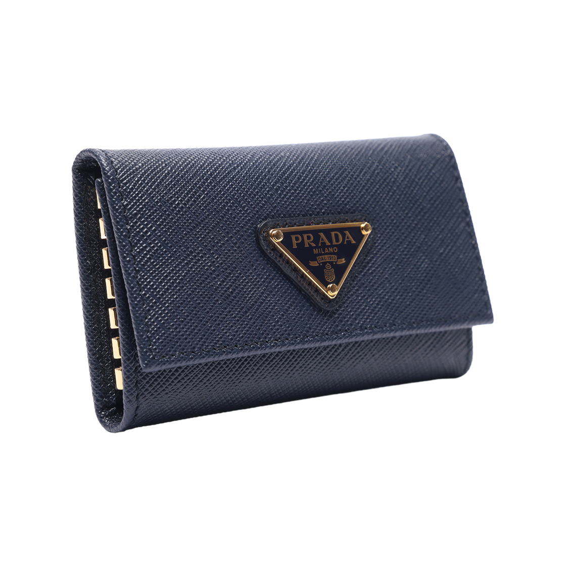 [25% 쿠폰] 프라다 테수토 나일론 키 케이스 발틱 블루([25% 쿠폰] Prada Tessuto Nylon Key Case Baltic Blue) - 3
