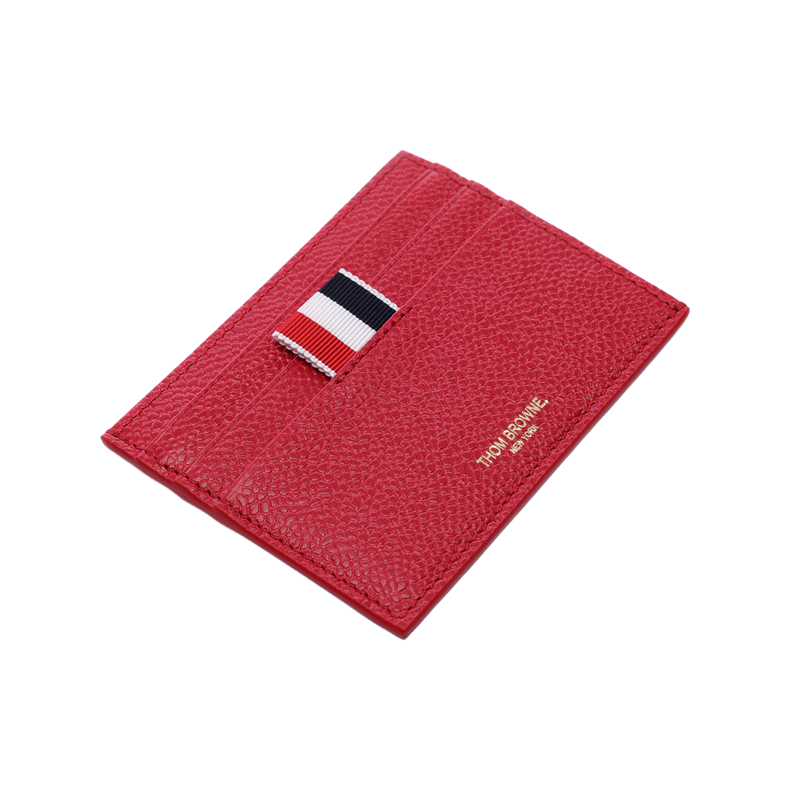 [25% 쿠폰] 톰브라운 페블 그레인 카드 홀더 레드([25% 쿠폰] Thom Browne Pebble Grain Card Holder Red) - 5