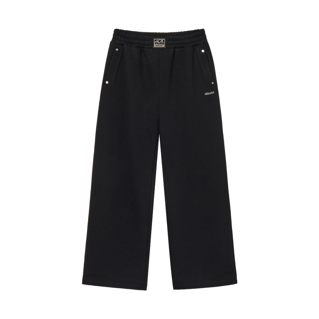 26SMP-1705BK MIHAK Metal Plate Sweat Pants Black