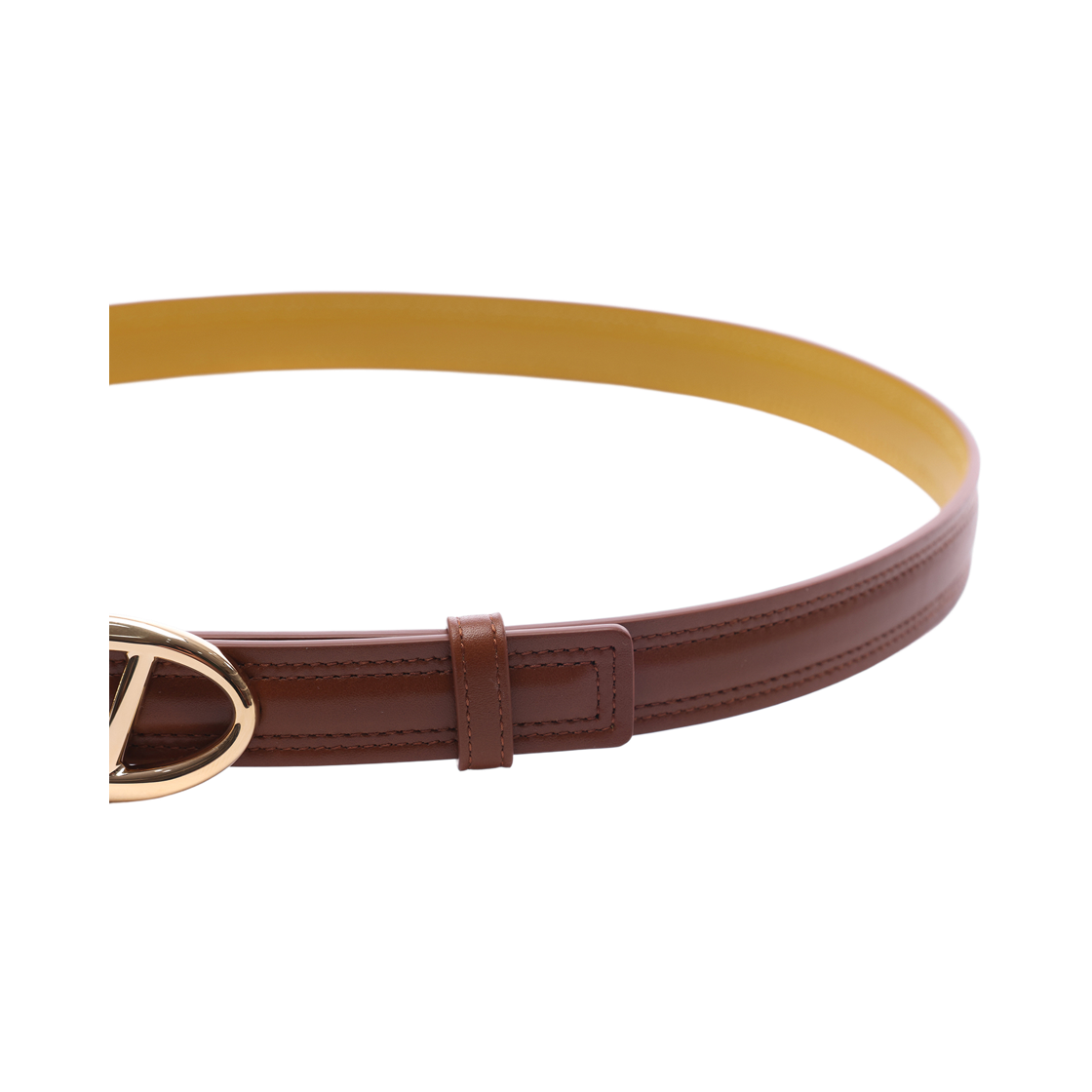 [25% 쿠폰] (W) 발렌티노 볼드 브이로고 벨트 토바코 옐로우([25% 쿠폰] (W) Valentino Bold Vlogo Belt Tobacco Yellow) - 5