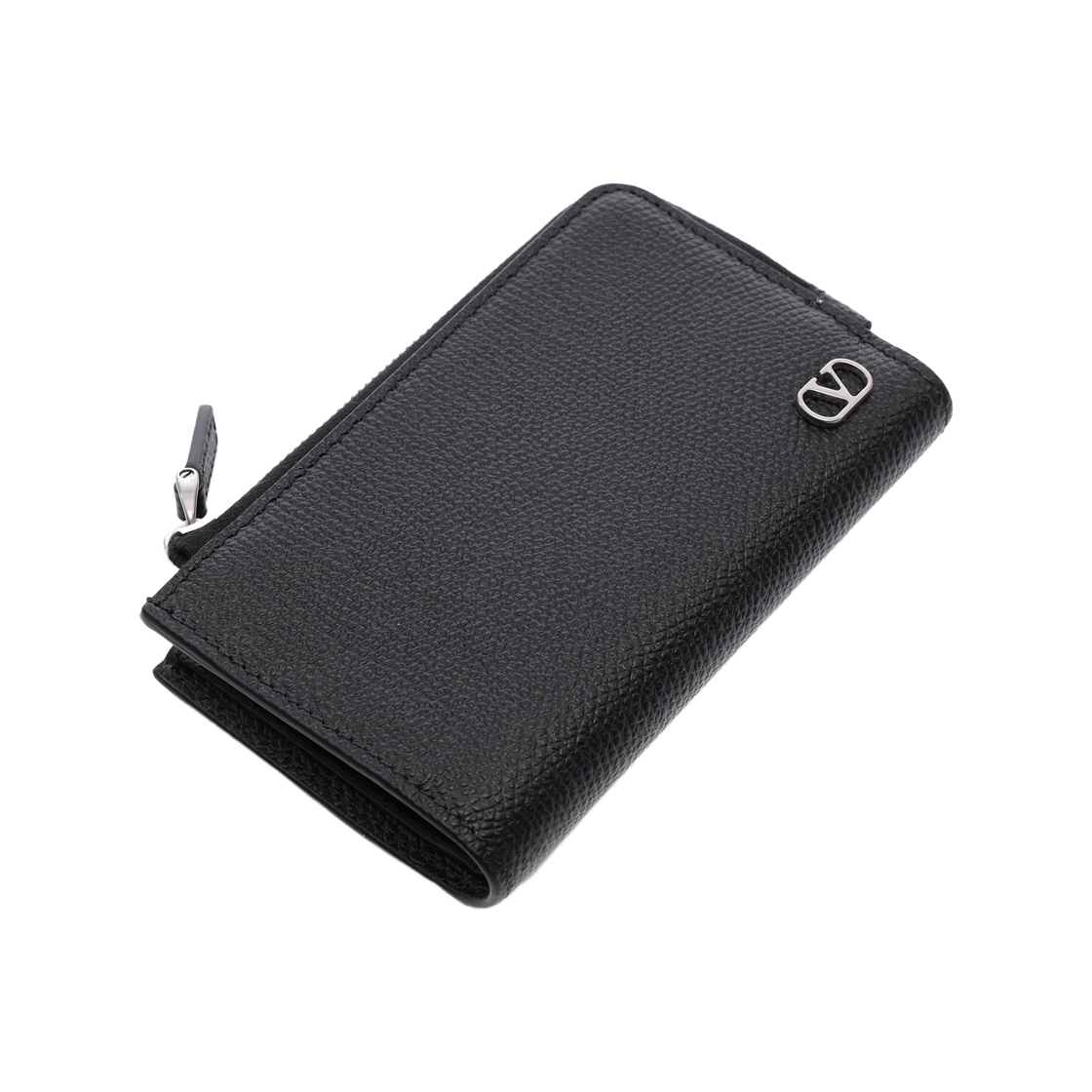 [25% 쿠폰] 발렌티노 브이로고 시그니쳐 지퍼 반지갑 블랙([25% 쿠폰] Valentino Vlogo Signature Zip Bi-Fold Wallet Black) - 5