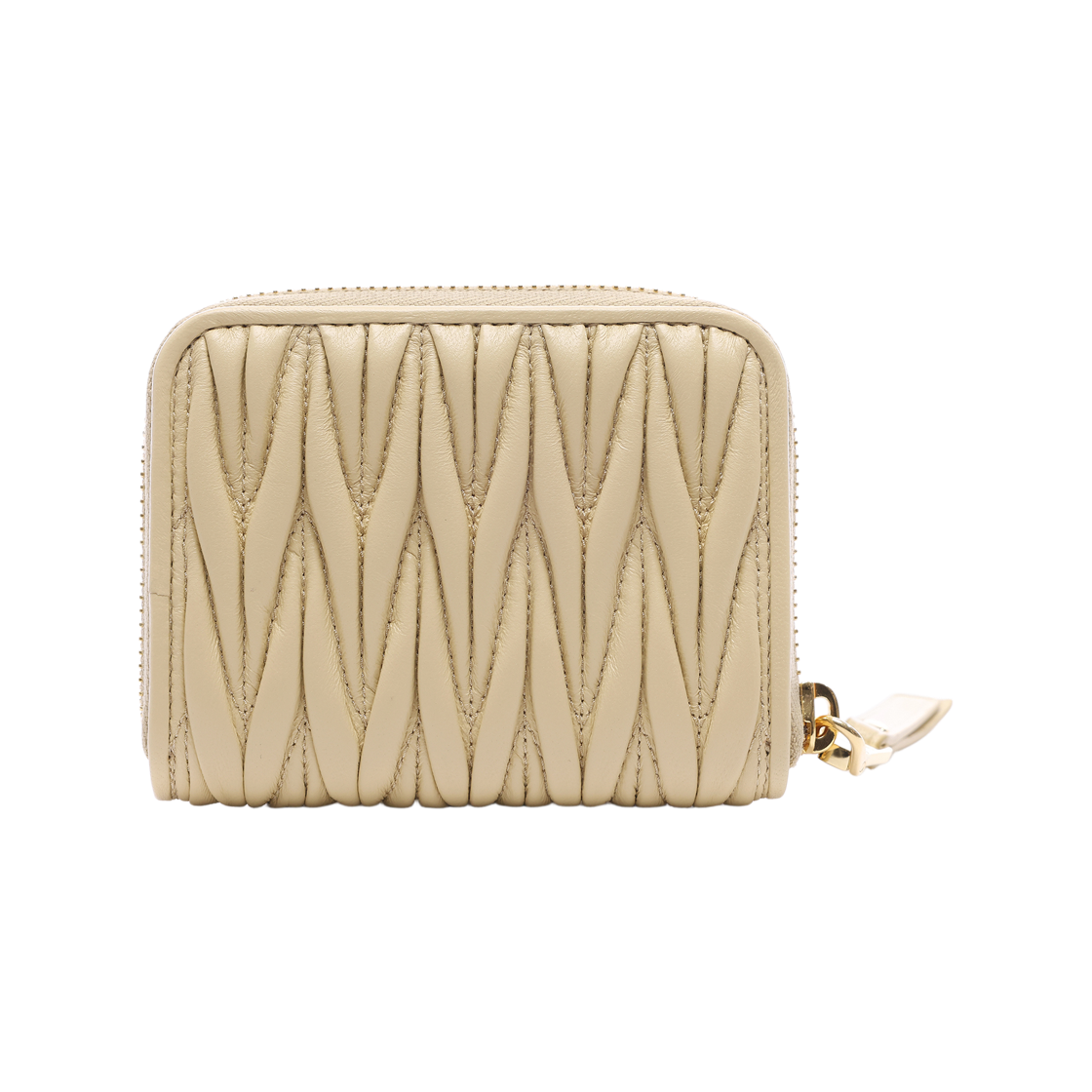 [25% 쿠폰] 미우 미우 마테라쎄 나파 레더 코인 퍼스 소이 그린([25% 쿠폰] Miu Miu Matelasse Nappa Leather Coin Purse Soy Green) - 4