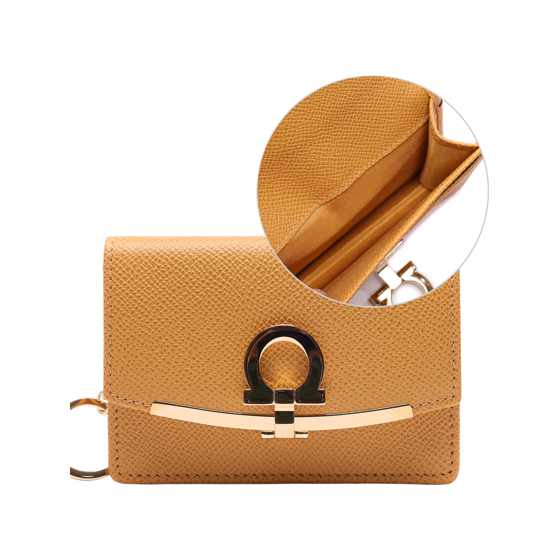 [25% 쿠폰] 페라가모 간치니 비즈니스 카드 홀더 랑구르([25% 쿠폰] Ferragamo Gancini Business Card Holder Langur) - 2