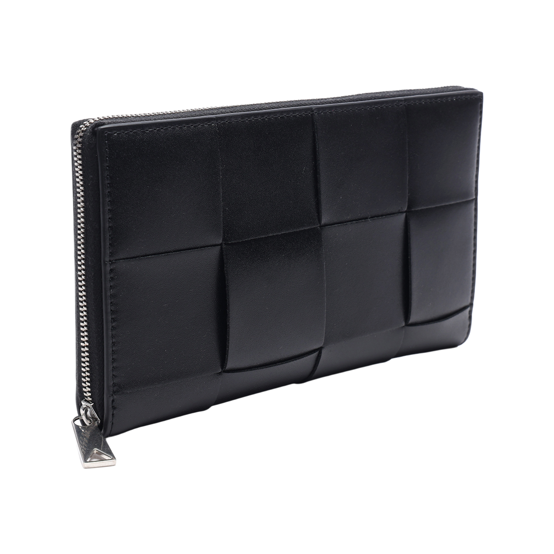 [25% 쿠폰] 보테가 베네타 카세트백 지퍼 어라운드 지갑 블랙([25% 쿠폰] Bottega Veneta Cassette Zip Around Wallet Black) - 3