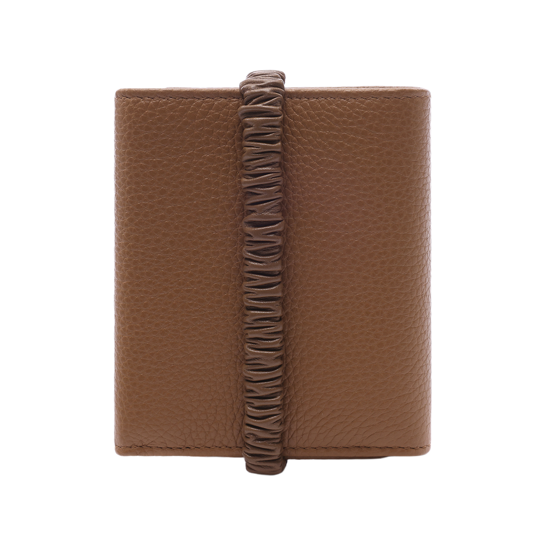 [25% 쿠폰] 미우 미우 로고 루프 월렛 브라운 오렌지([25% 쿠폰] Miu Miu Logo Loop Wallet Brown Orange) - 4