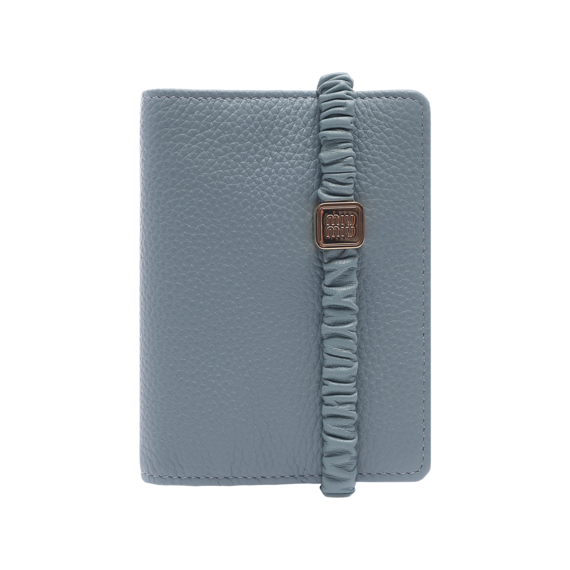 5MV204 2CSK F03WB 24F [25% 쿠폰] Miu Miu Small Leather Wallet Blue Beige
