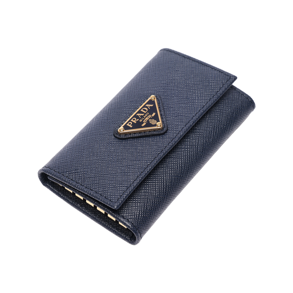 [25% 쿠폰] 프라다 테수토 나일론 키 케이스 발틱 블루([25% 쿠폰] Prada Tessuto Nylon Key Case Baltic Blue) - 5
