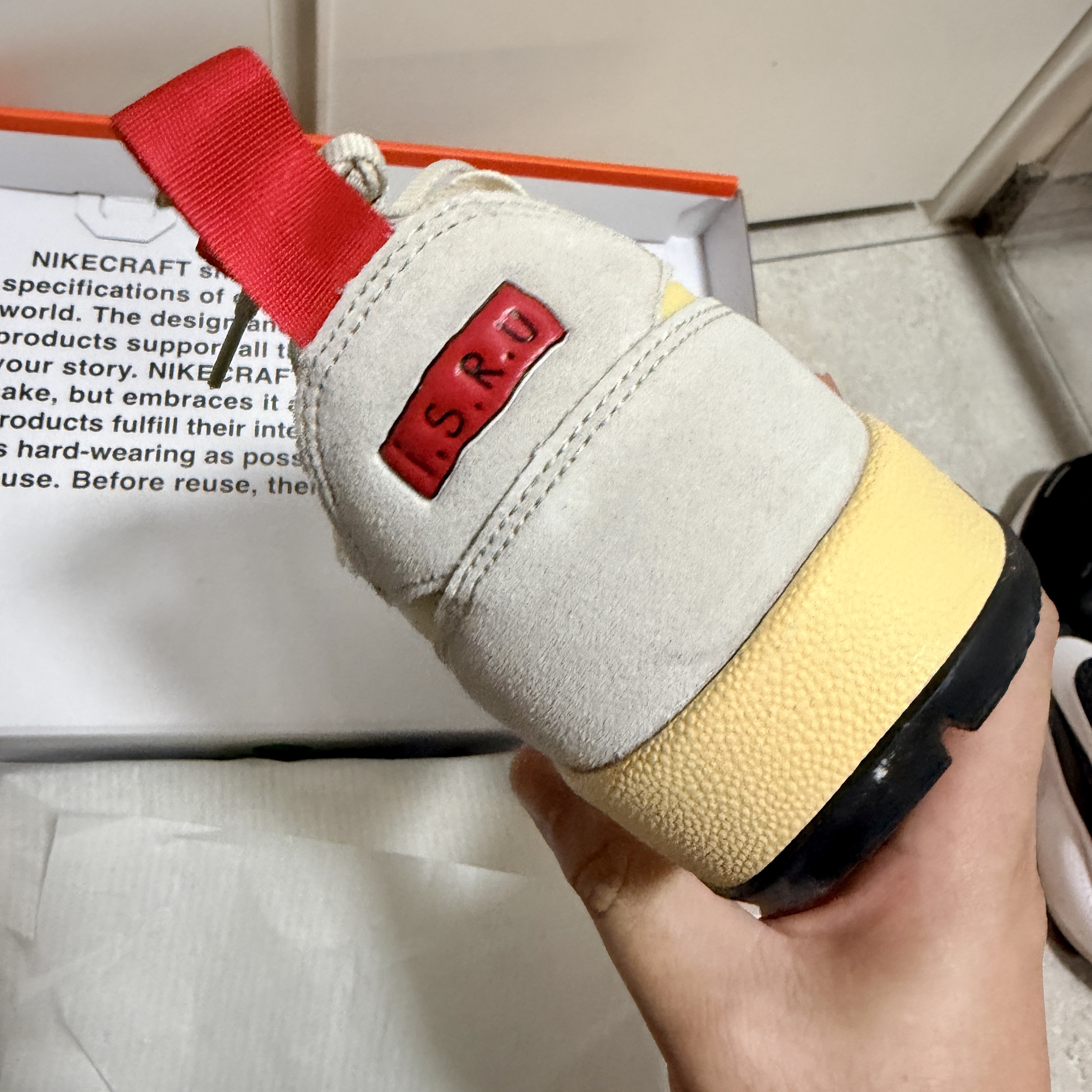 Nike x Tom Sachs General Purpose Shoe Grey Yellow 착용 스타일 - 2