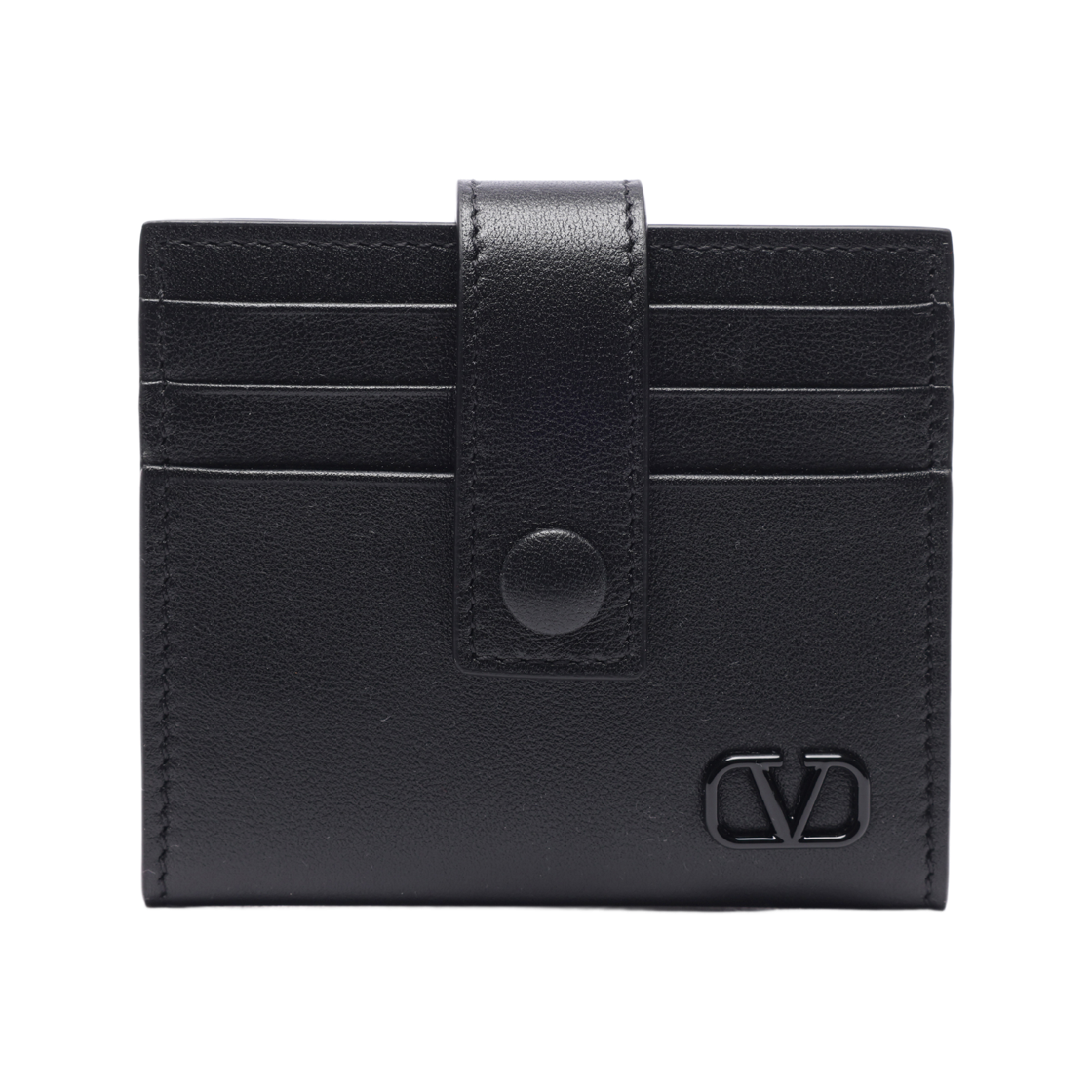 [25% 쿠폰] 발렌티노 미니 브이로고 시그니쳐 카프스킨 카드 홀더 블랙([25% 쿠폰] Valentino Mini Vlogo Signature Calfskin Card Holder Black) - 2