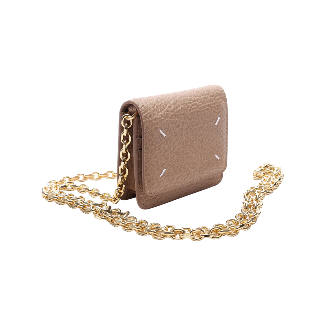 [25% 쿠폰] 메종 마르지엘라 스몰 레더 체인 월렛 머드 브라운([25% 쿠폰] Maison Margiela Small Leather Chain Wallet Mud Brown) - 3
