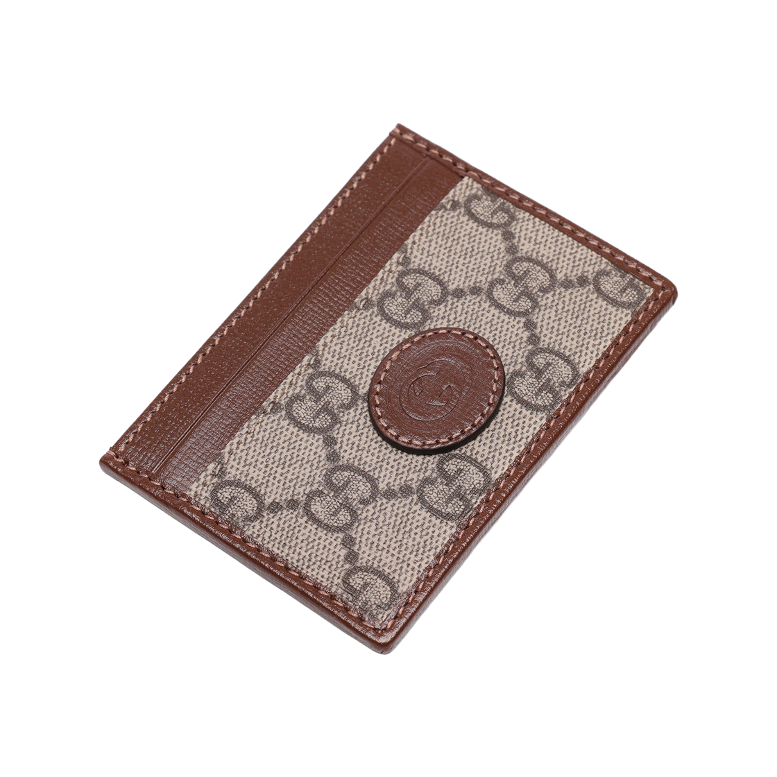 [25% 쿠폰] 구찌 인터로킹 G 카드 케이스 브라운([25% 쿠폰] Gucci Interlocking G Card Case Brown) - 5