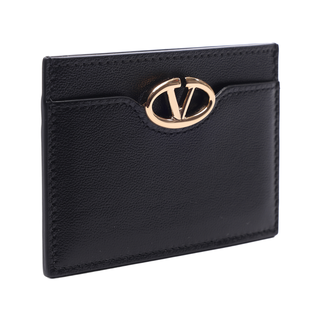 [25% 쿠폰] 발렌티노 브이로고 레더 카드 홀더 블랙([25% 쿠폰] Valentino V-Logo Leather Card Holder Black) - 3