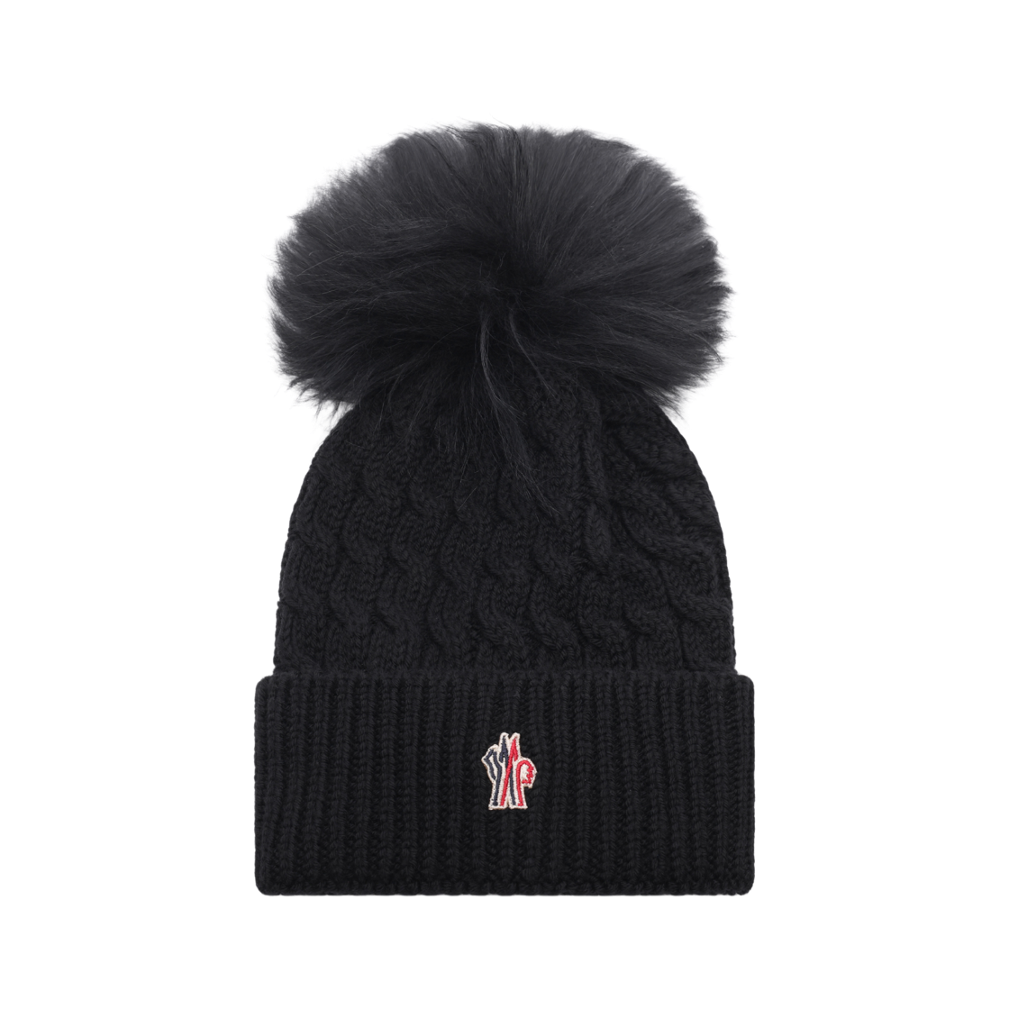 3B00008 0402A 999 24F [25% 쿠폰] Moncler Pom Pom Wool Beanie Black - 24FW