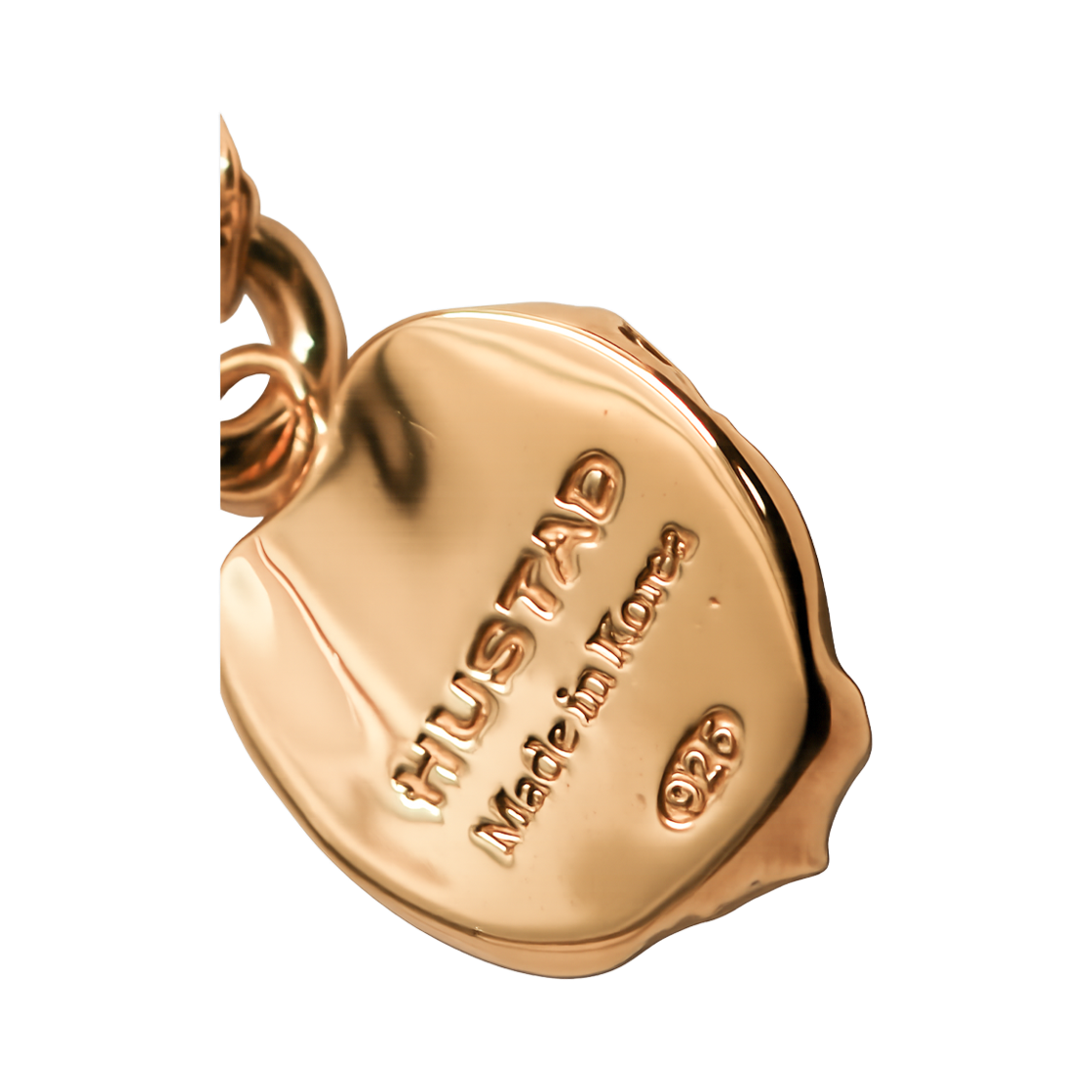 휴스타드 263 스템프 웨이브 골드 네크리스 _ 925 스털링 실버(HUSTAD 263 Stamp Wave Gold Neckalce_ 925 Sterling silver) - 4
