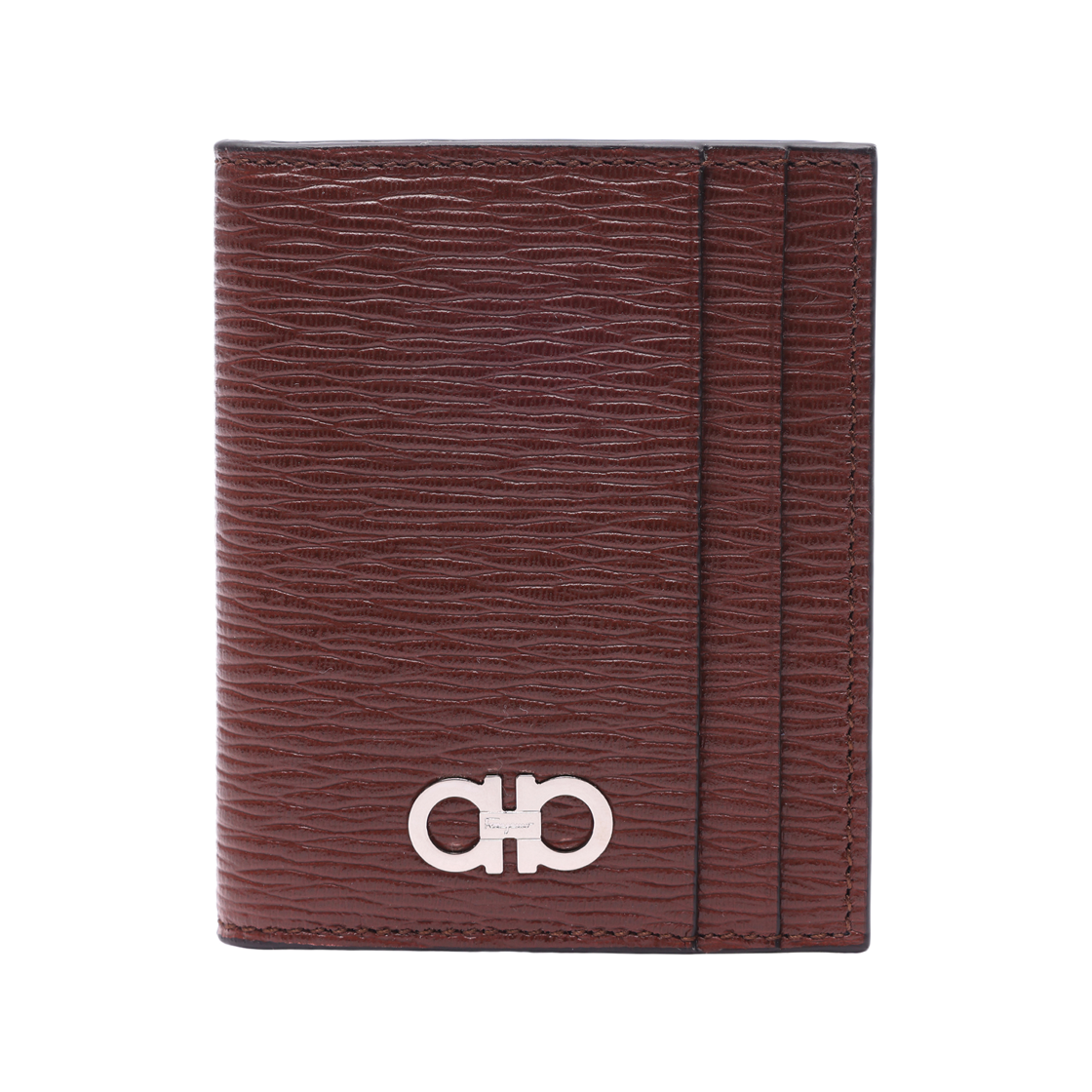[25% 쿠폰] 페라가모 간치니 카드 홀더 빅 서 소일([25% 쿠폰] Ferragamo Gancini Credit Card Holder Big Sur Soil) - 2