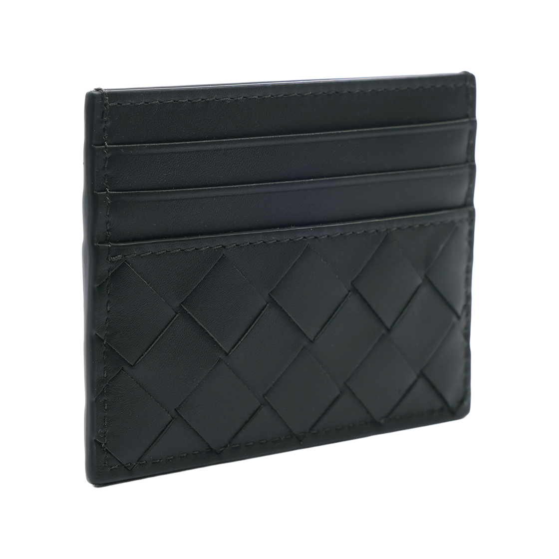 [25% 쿠폰] 보테가 베네타 인트레치아토 크레딧 카드 케이스 다크 그린([25% 쿠폰] Bottega Veneta Intrecciato Credit Card Case Dark Green) - 3