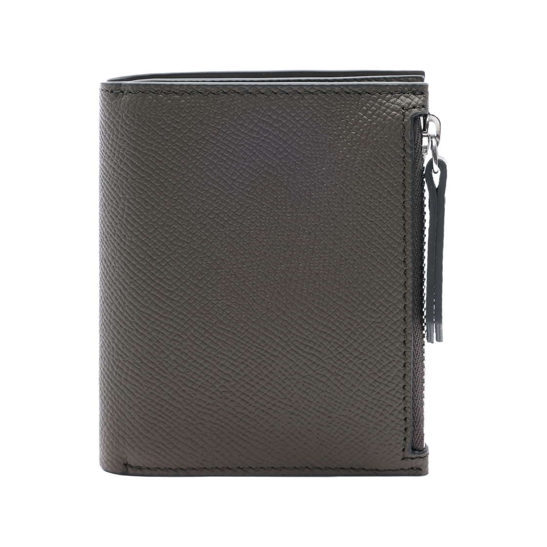 [25% 쿠폰] 메종 마르지엘라 코인 포켓 레더 월렛 다크 그레이([25% 쿠폰] Maison Margiela Leather Wallet with Coin Pocket Dark Grey) - 4