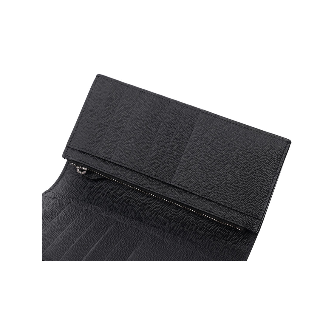 [25% 쿠폰] 생로랑 그랑 드 뿌드르 엠보스드 레더 장지갑 블랙([25% 쿠폰] Saint Laurent Continental Wallet in Grain de Poudre Embossed Leather Black) - 6