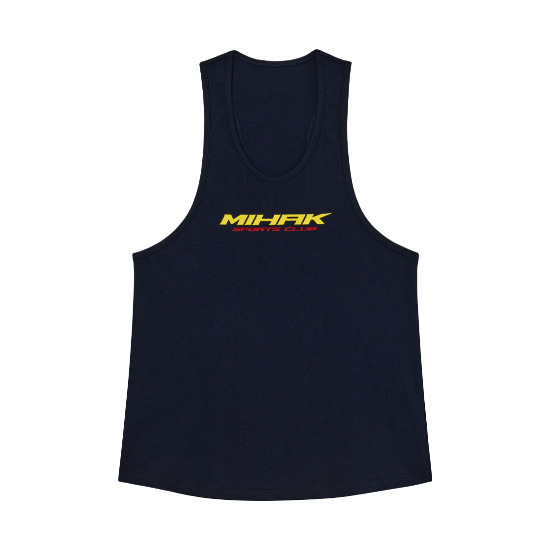 25SMS-1102NV MIHAK Sponsor Logo Deep Sleeveless Navy