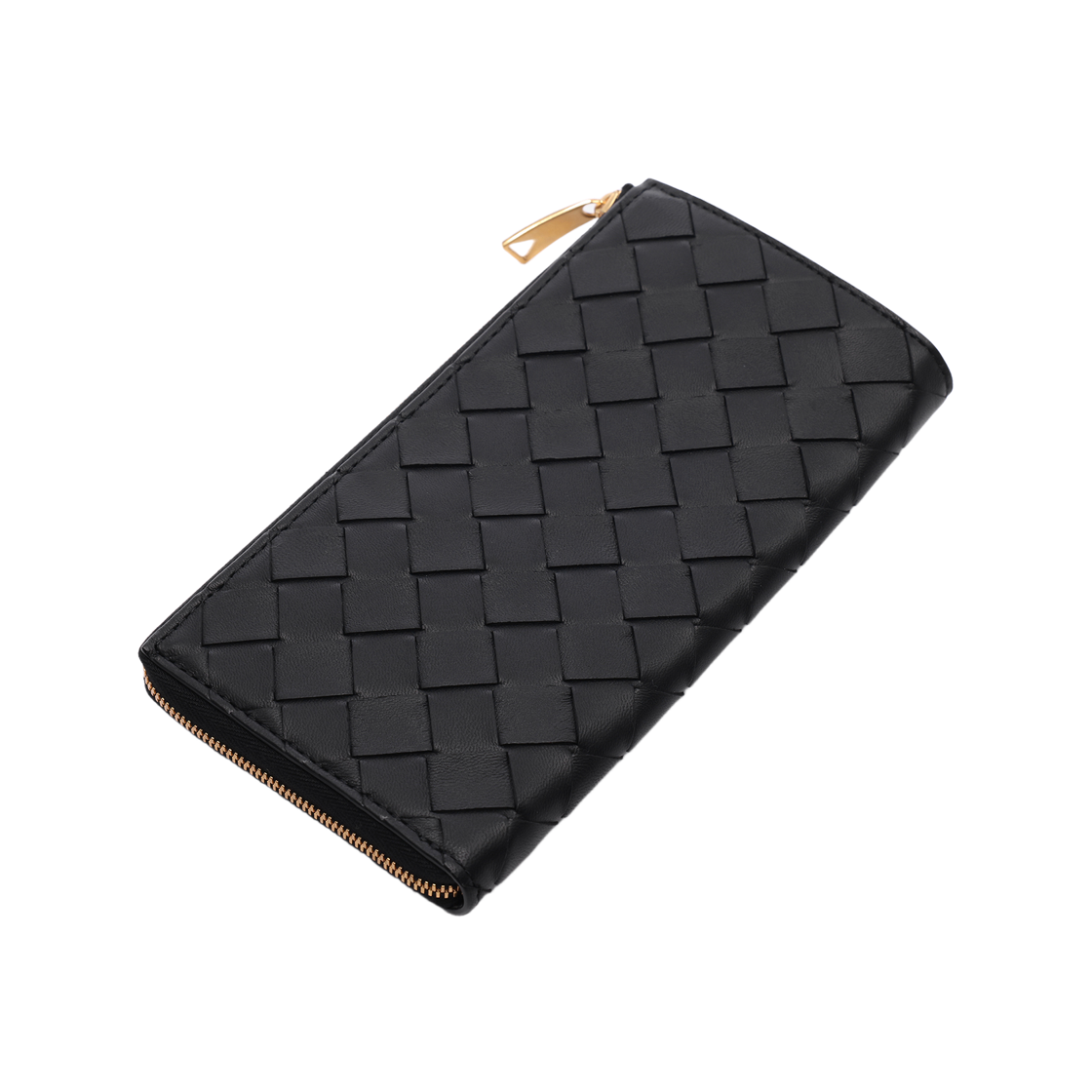 [25% 쿠폰] 보테가 베네타 인트레치아토 장지갑 블랙([25% 쿠폰] Bottega Veneta Intrecciato Long Wallet Black) - 5