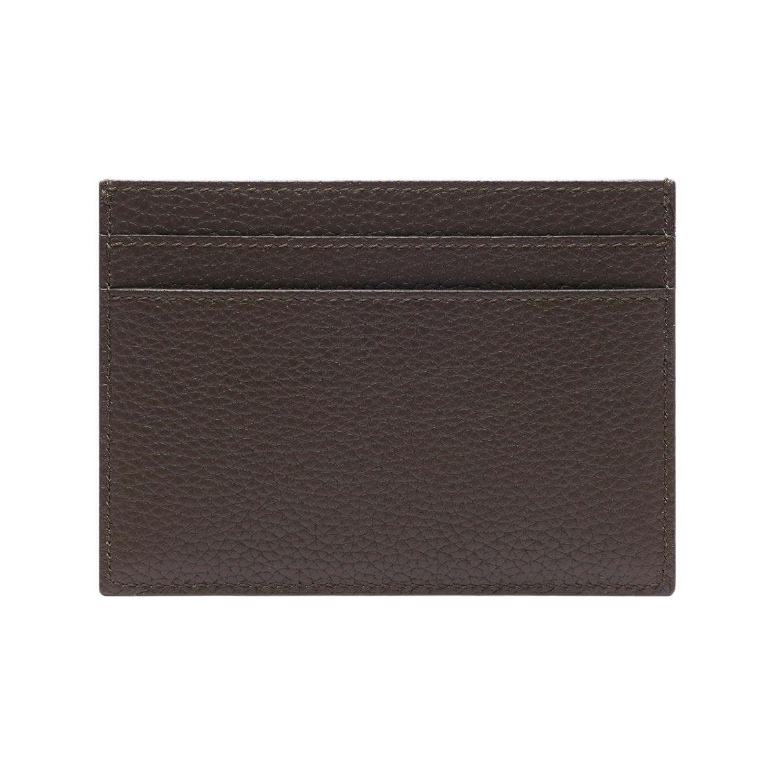 [25% 쿠폰] 생로랑 타이니 카산드라 카드 케이스 그레인 레더 다크 카키([25% 쿠폰] Saint Laurent Tiny Cassandre Card Case in Grained Leather Dark Khaki) - 4