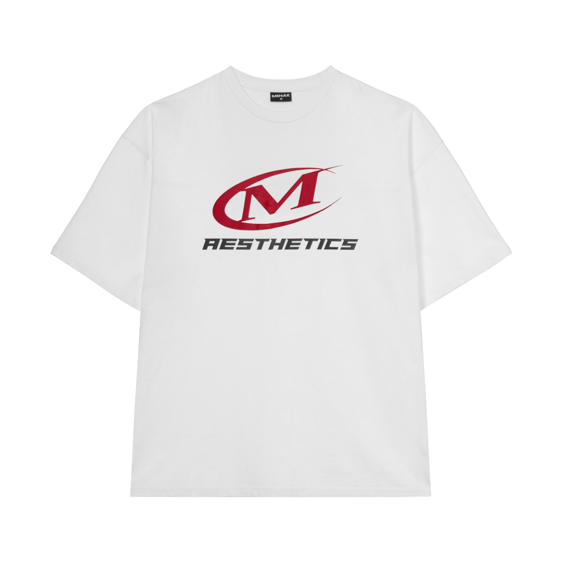 26SMT-1204WH MIHAK Symbol Big Logo Overfit T-shirt White