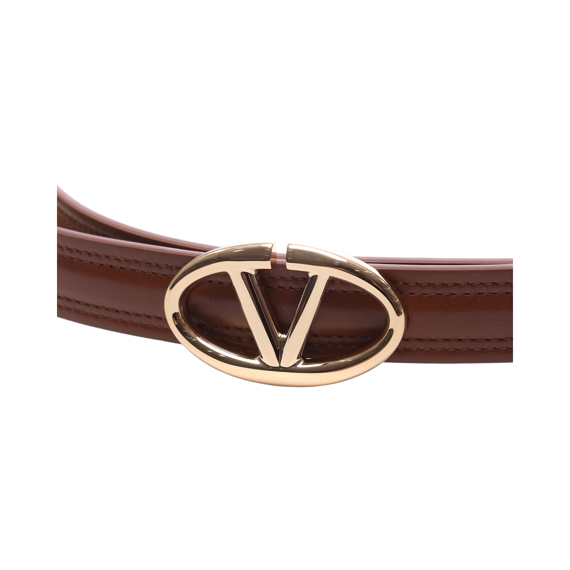 [25% 쿠폰] (W) 발렌티노 볼드 브이로고 벨트 토바코 옐로우([25% 쿠폰] (W) Valentino Bold Vlogo Belt Tobacco Yellow) - 4