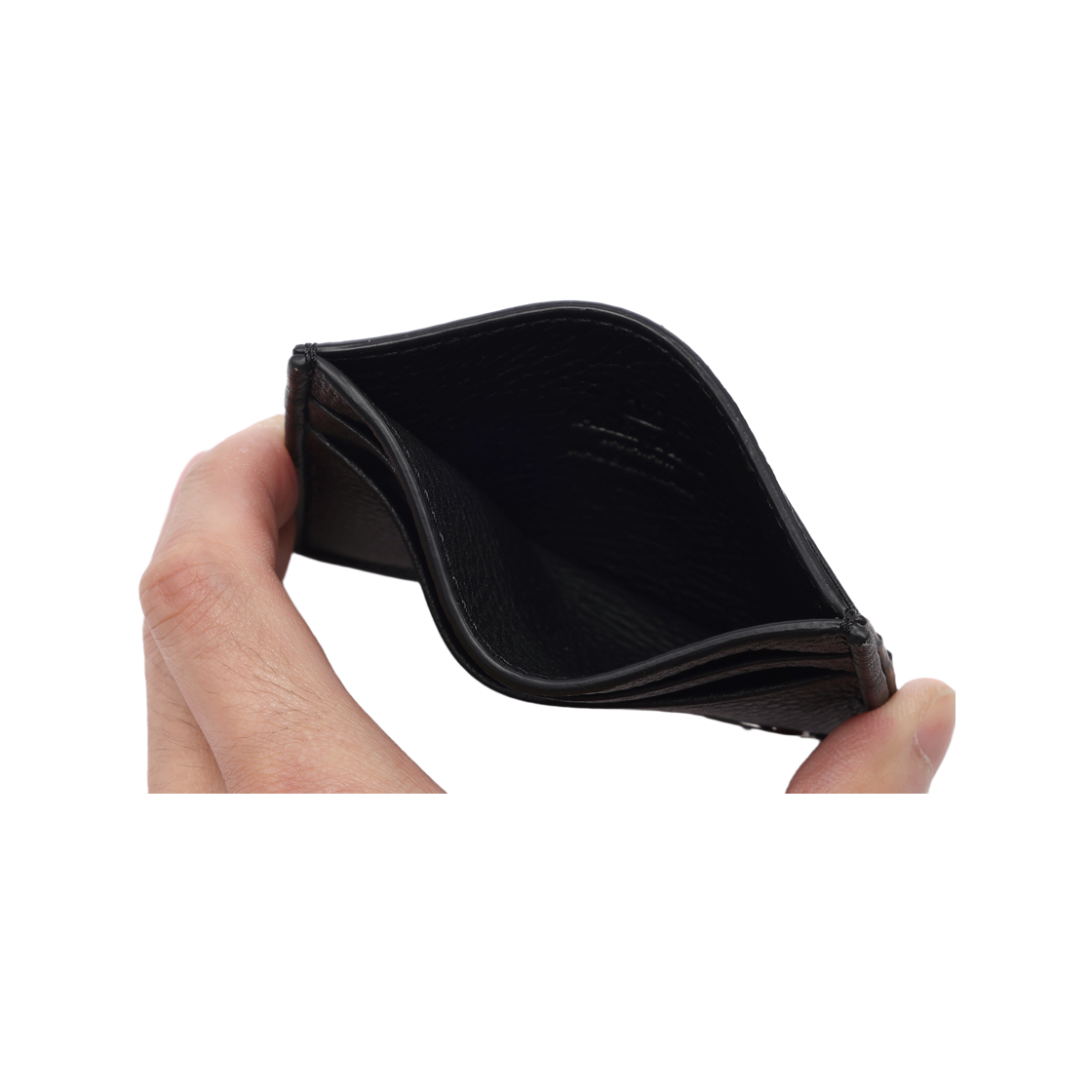[25% 쿠폰] 발렌티노 브이로고 타입 그레이니 카프스킨 카드 홀더 블랙([25% 쿠폰] Valentino Vlogo Type Card Holder in Grainy Calfskin Black) - 6