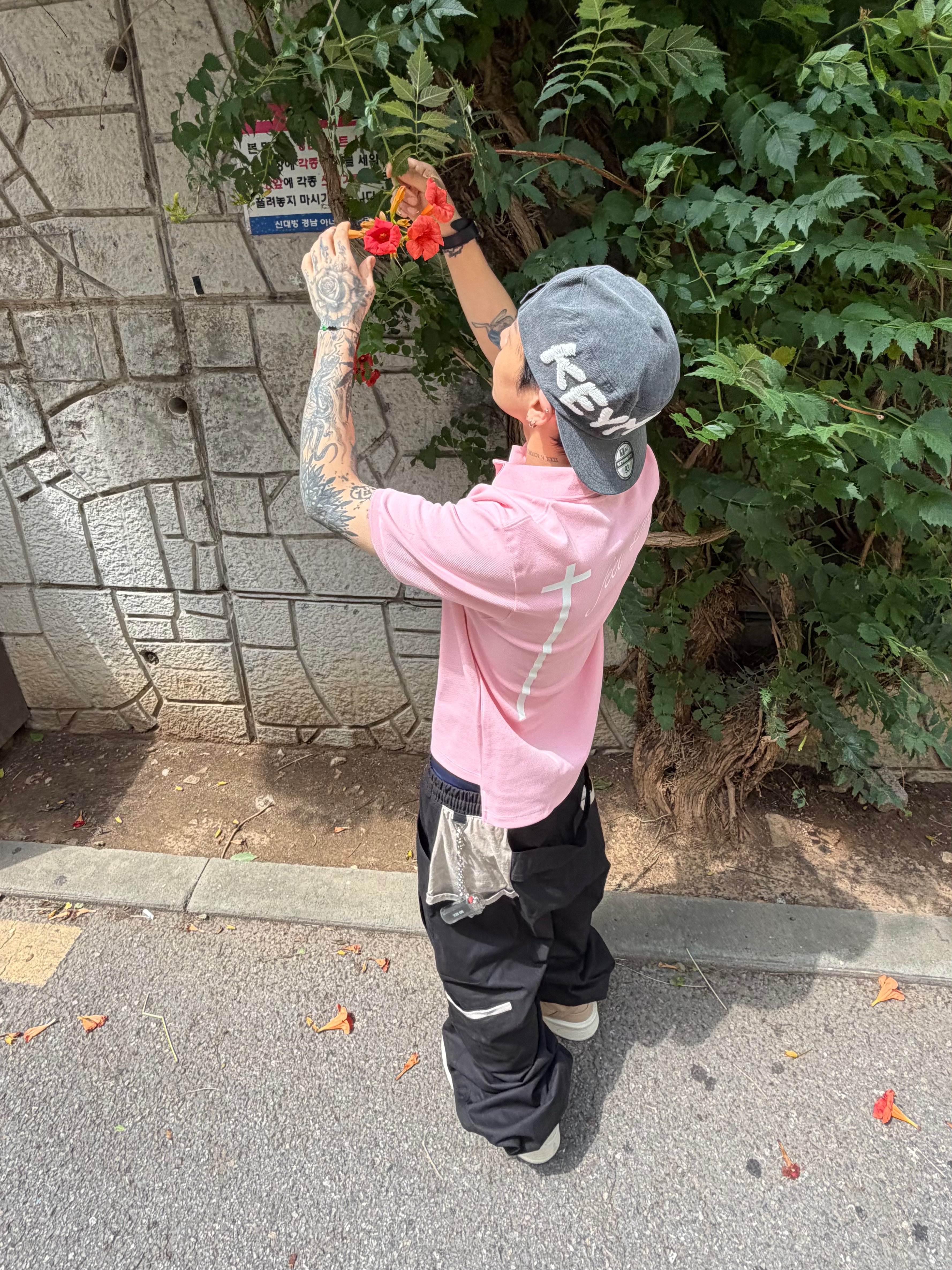 Wapworks Camp Supply Cargo Pants Black, I FEEL LUCKY Lucky Koin Polo Shirt Pink 착용 스타일 - 4