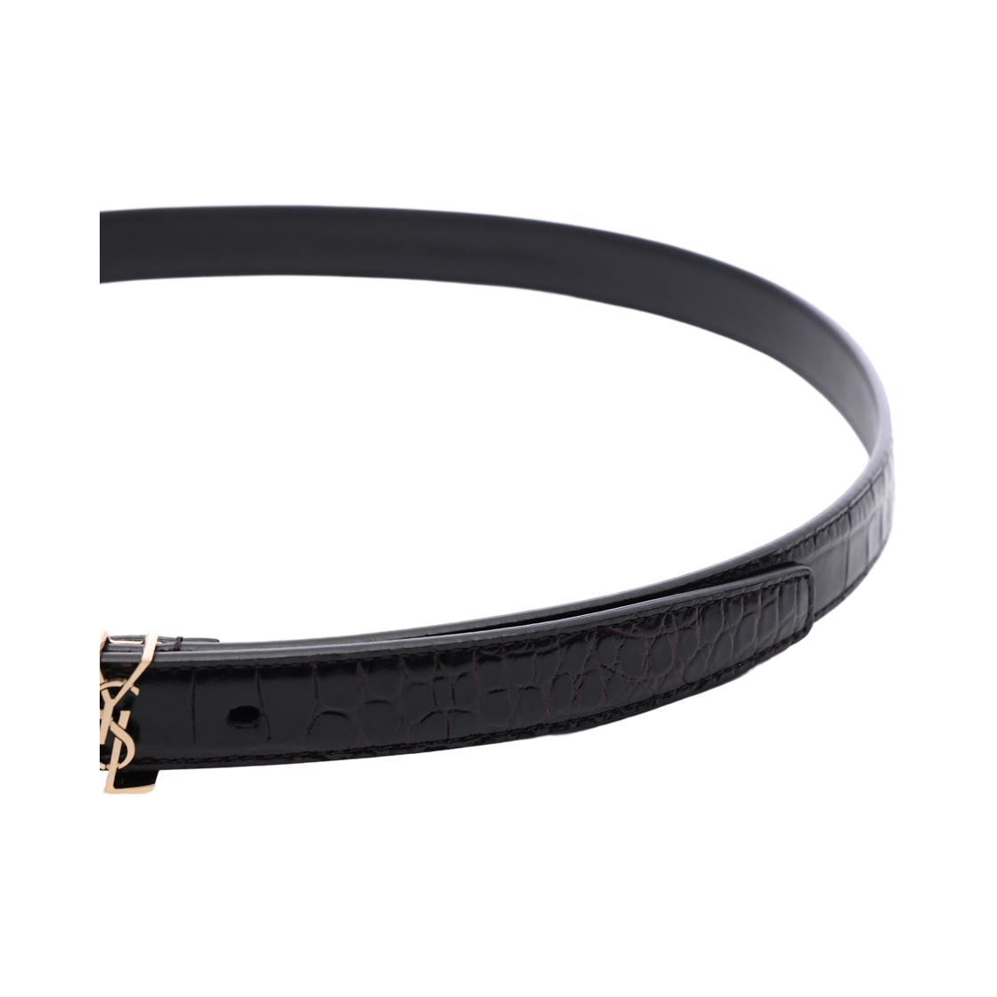 [25% 쿠폰] (W) 생로랑 레더 벨트 블랙([25% 쿠폰] (W) Saint Laurent Leather Belt Black) - 5