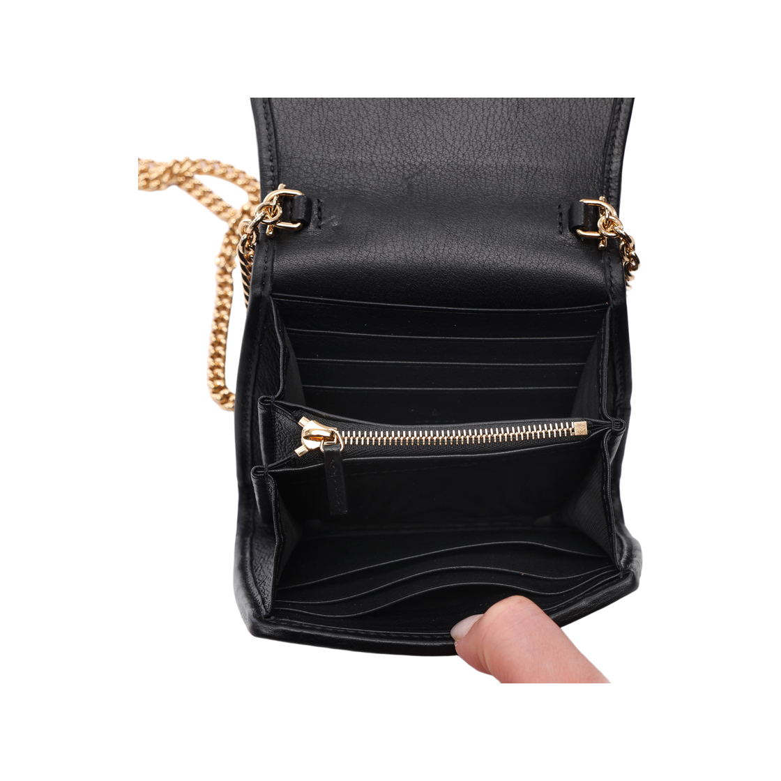 [25% 쿠폰] 구찌 블론디 미디움 체인 지갑 블랙([25% 쿠폰] Gucci Blondie Medium Chain Wallet Black) - 6