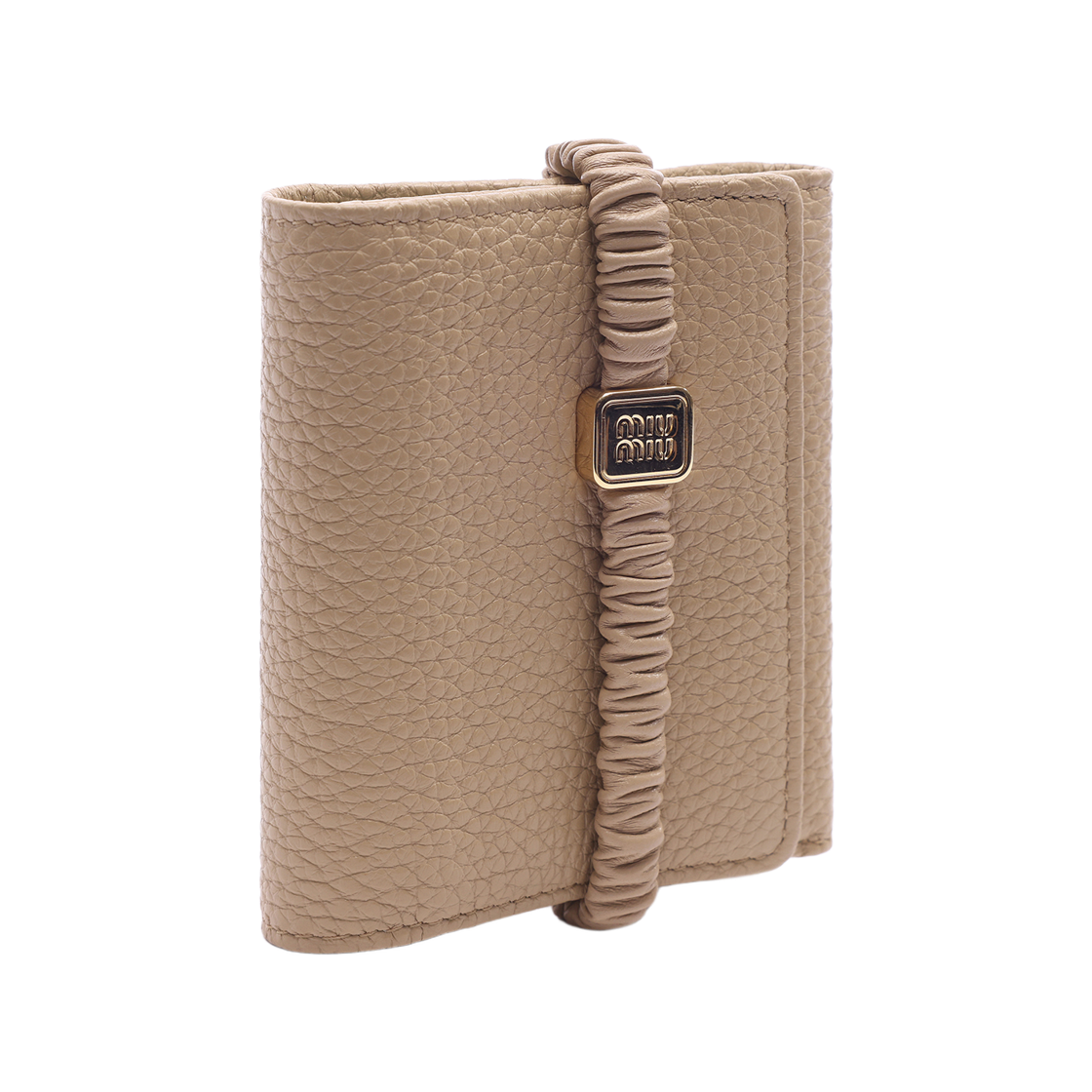 [25% 쿠폰] 미우 미우 로고 루프 월렛 베이지 민트([25% 쿠폰] Miu Miu Logo Loop Wallet Beige Mint) - 3