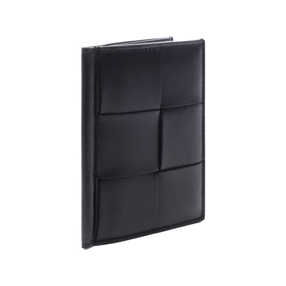 [25% 쿠폰] 보테가 베네타 카세트 슬림 플랩 카드 케이스 블랙([25% 쿠폰] Bottega Veneta Cassette Slim Flap Card Case Black) - 3