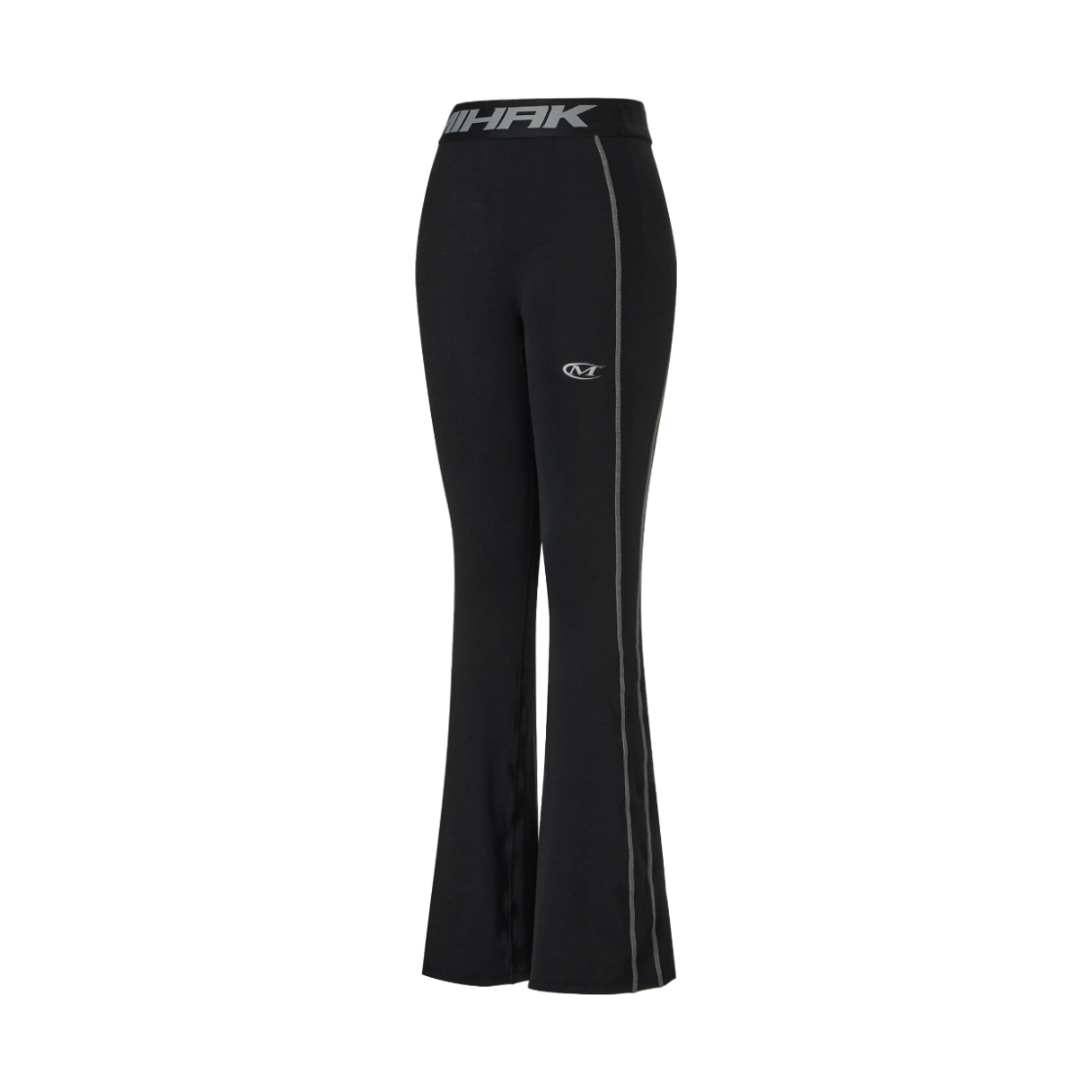 미학 시그니처 밴드 라인 부츠컷 레깅스 블랙(MIHAK Signature Band Line Bootcut Leggings Black)