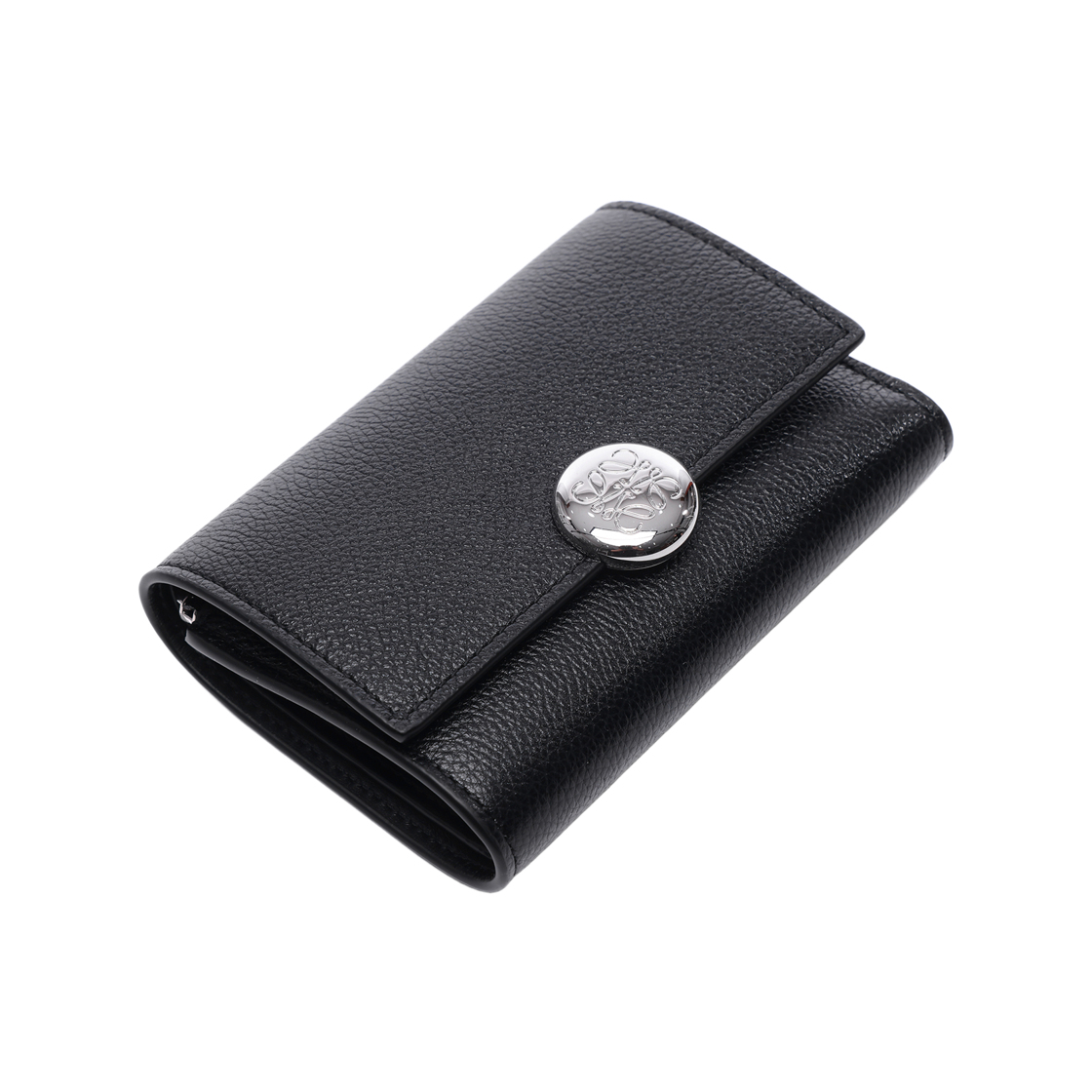 [25% 쿠폰] 로에베 페블 그레인드 카프스킨 스몰 버티컬 월렛 블랙([25% 쿠폰] Loewe Small Vertical Wallet in Pebble Grained Calfskin Black) - 5