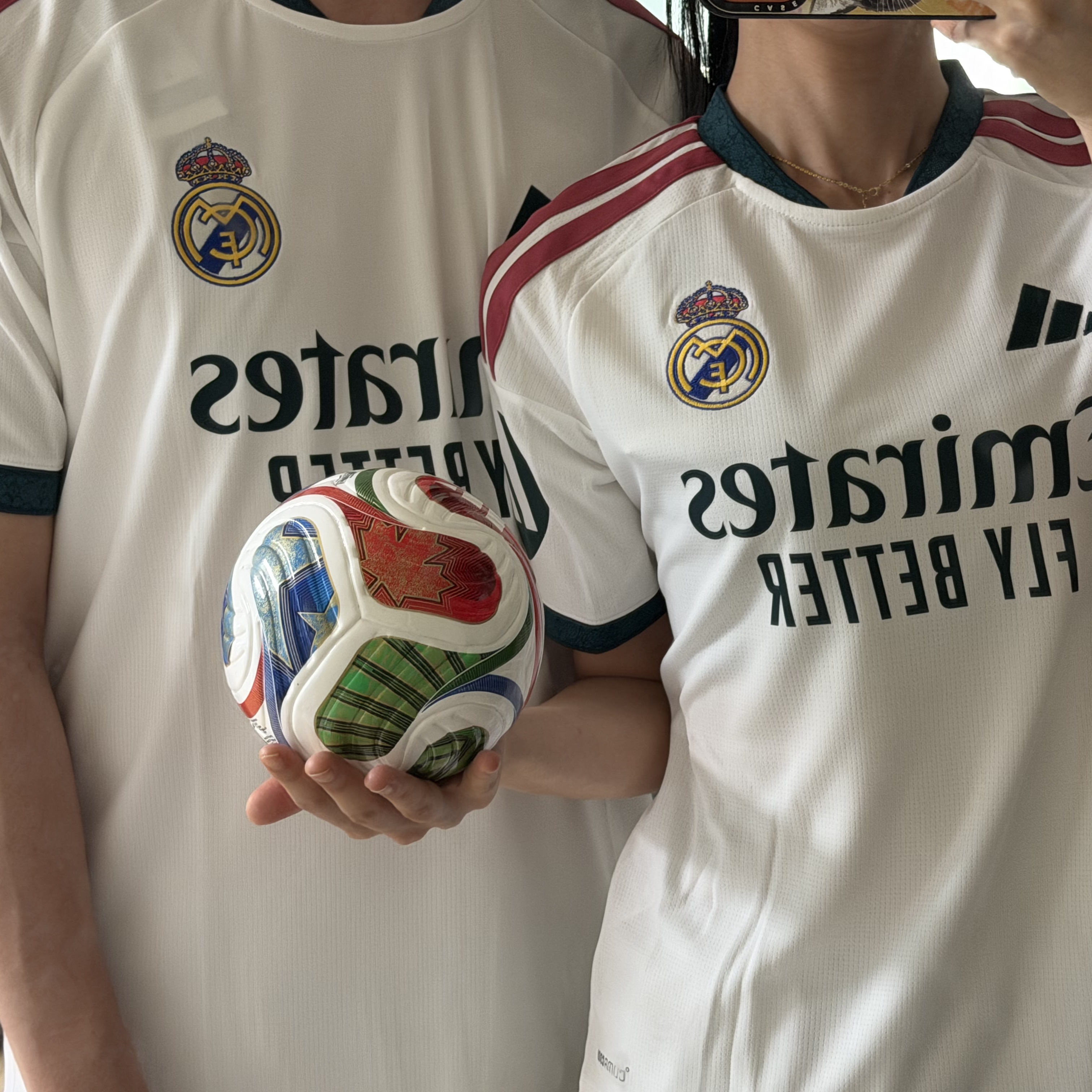 Adidas Real Madrid 2026/27 Home Jersey White - KR Sizing (Non Marking Ver.) 착용 스타일