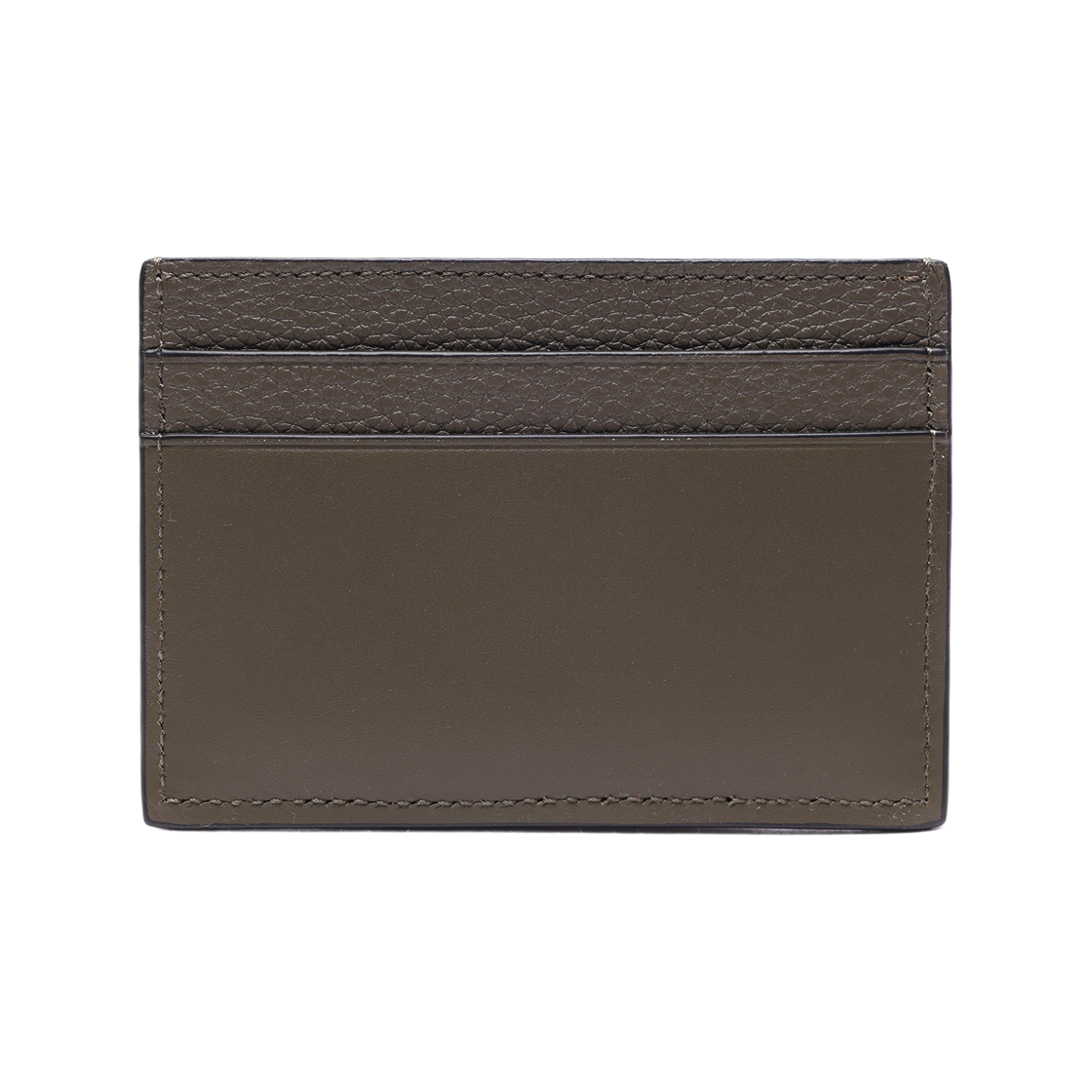 [25% 쿠폰] 로에베 시그니쳐 플레인 카프스킨 카드 홀더 카키 그린 오렌지([25% 쿠폰] Loewe Signature Plain Card Holder in Calfskin Khaki Green Orange) - 4