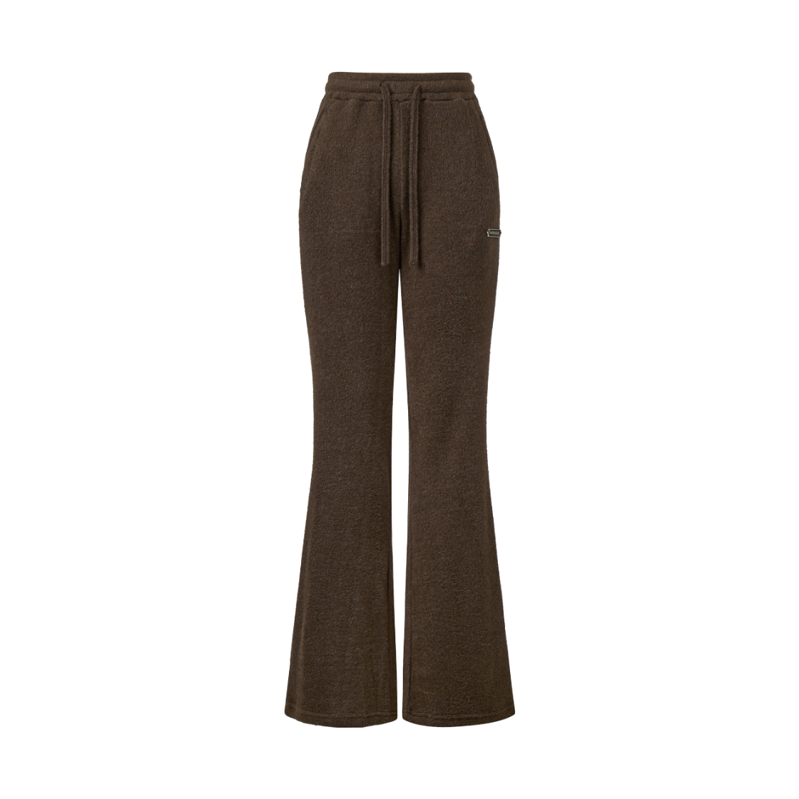 25FMWP-2000BR MIHAK Metal Label Warm Touch Bootcut Pants Brown