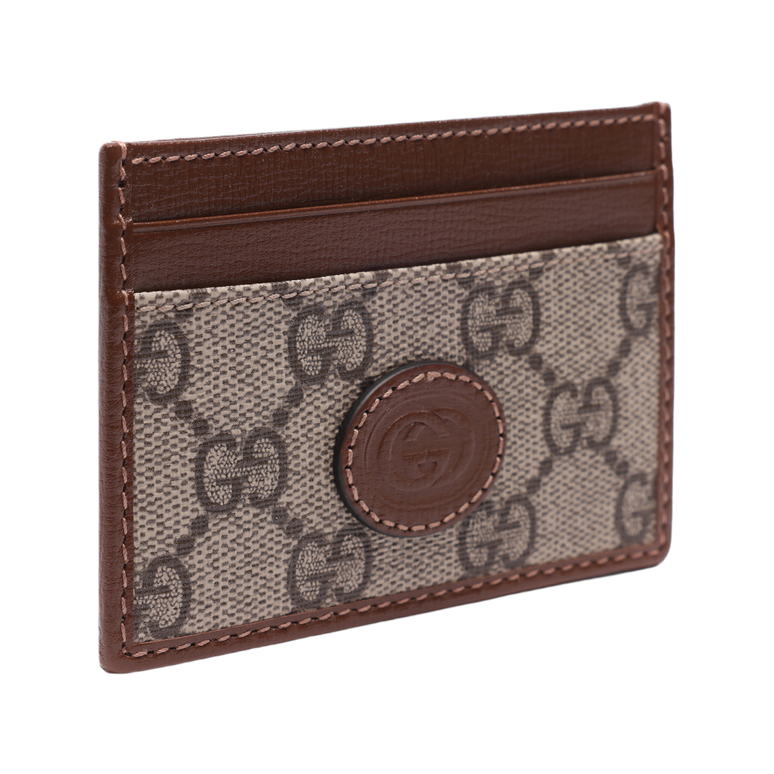 [25% 쿠폰] 구찌 인터로킹 G 카드 케이스 브라운([25% 쿠폰] Gucci Interlocking G Card Case Brown) - 3
